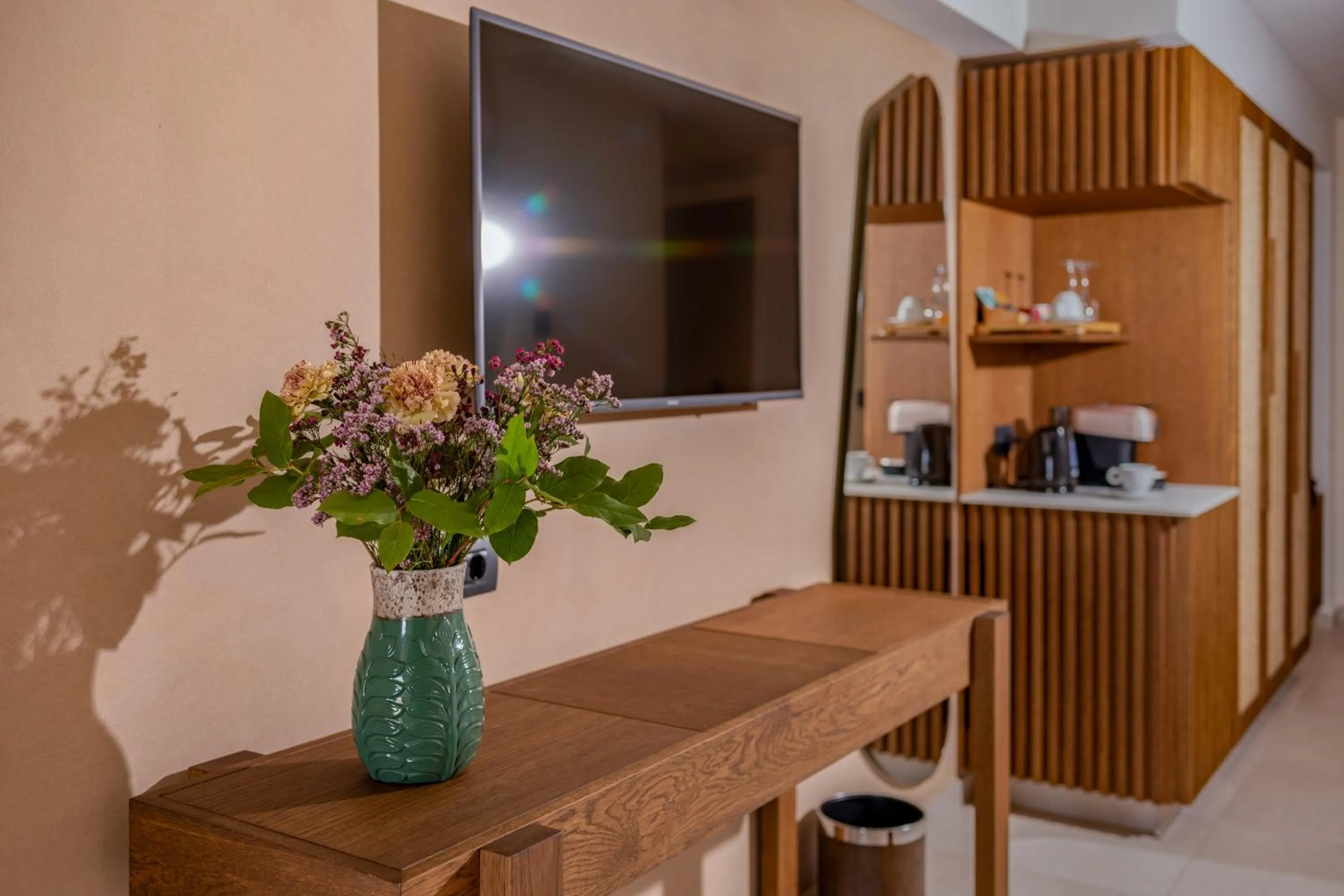 TV and multimedia in Minos Ambassador Suites & Spa - Adults only