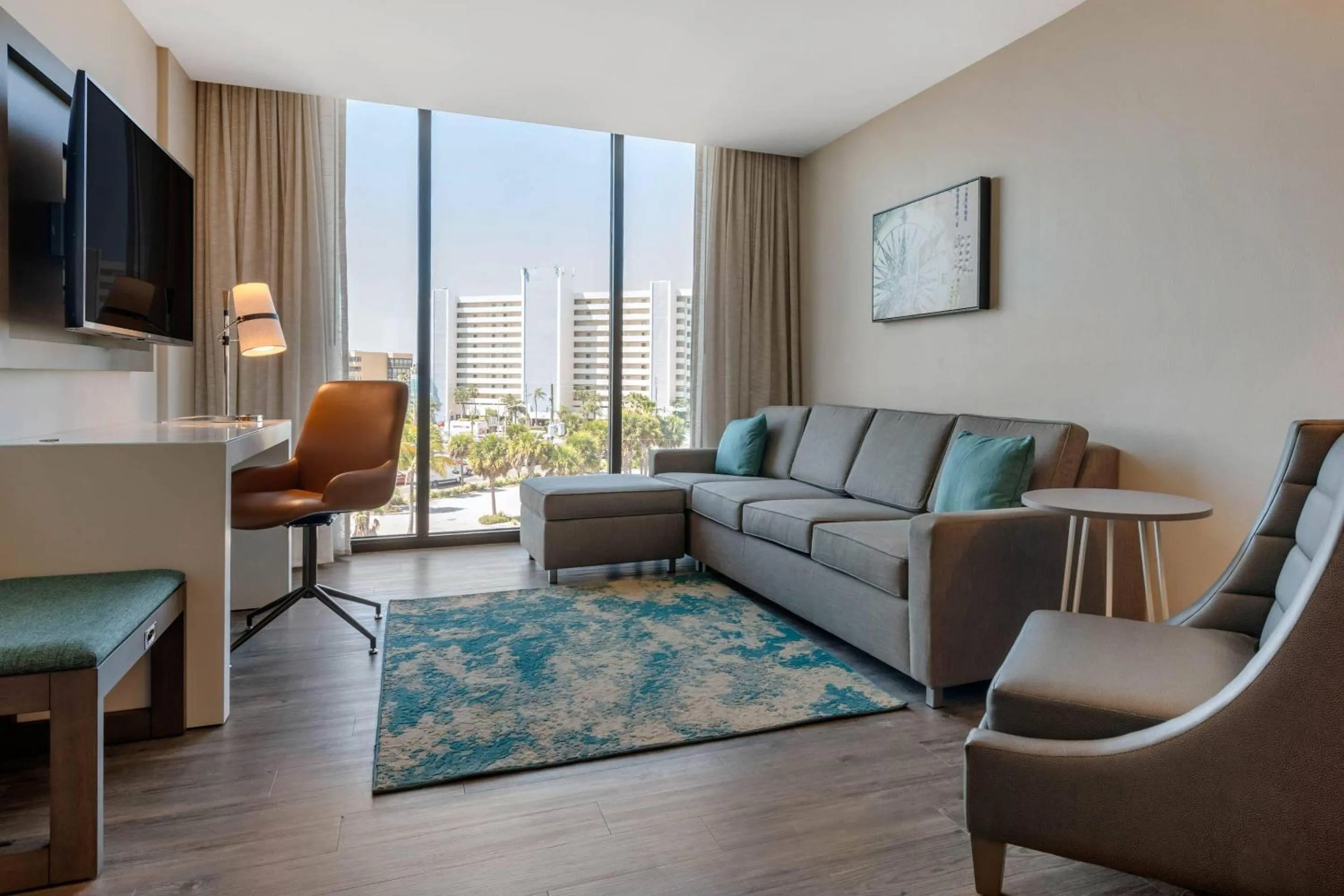Living room in Cambria Hotel St Petersburg-Madeira Beach Marina
