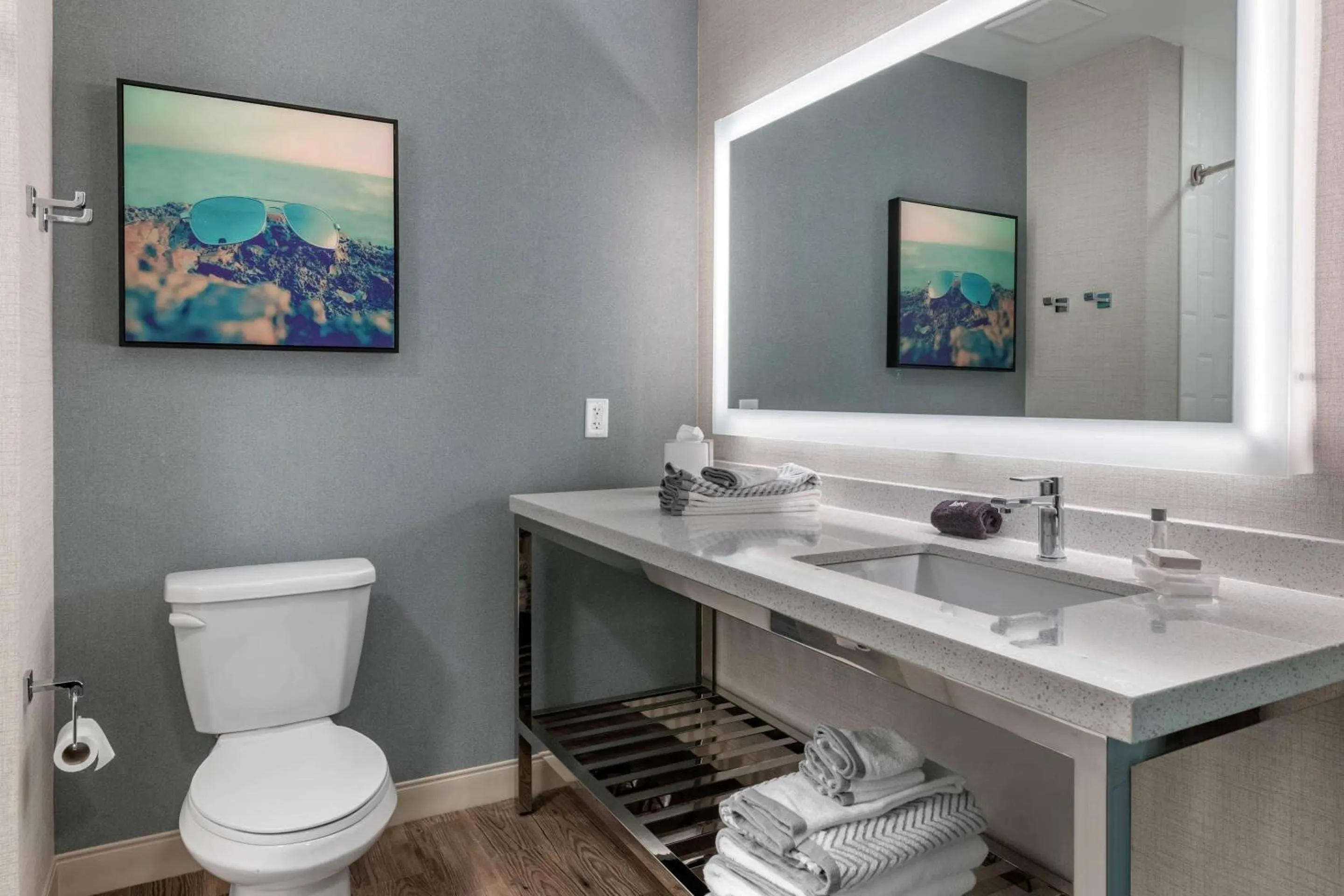 Bathroom in Cambria Hotel St Petersburg-Madeira Beach Marina