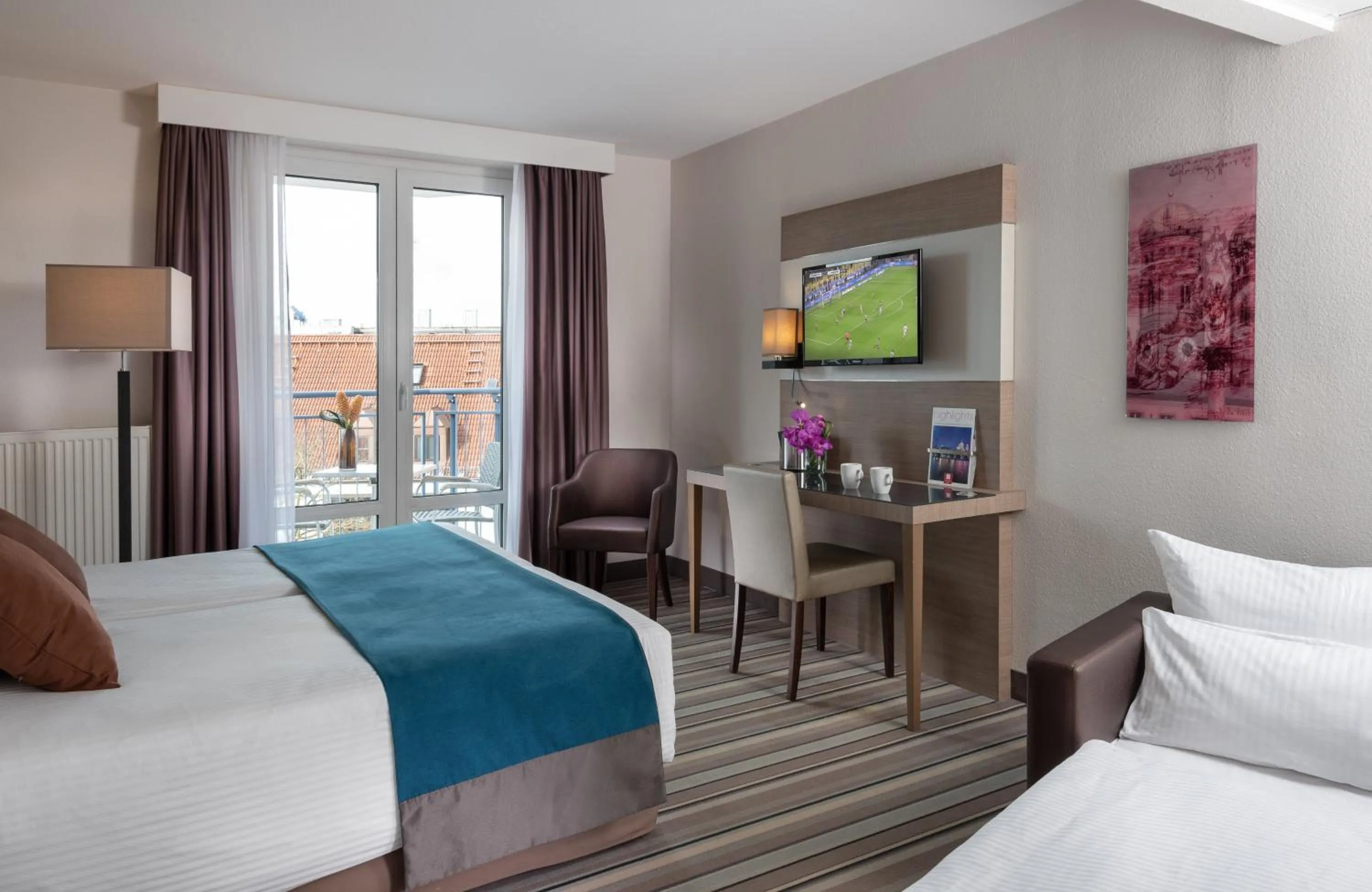 Photo of the whole room, Bed in Leonardo Hotel Munich City Olympiapark