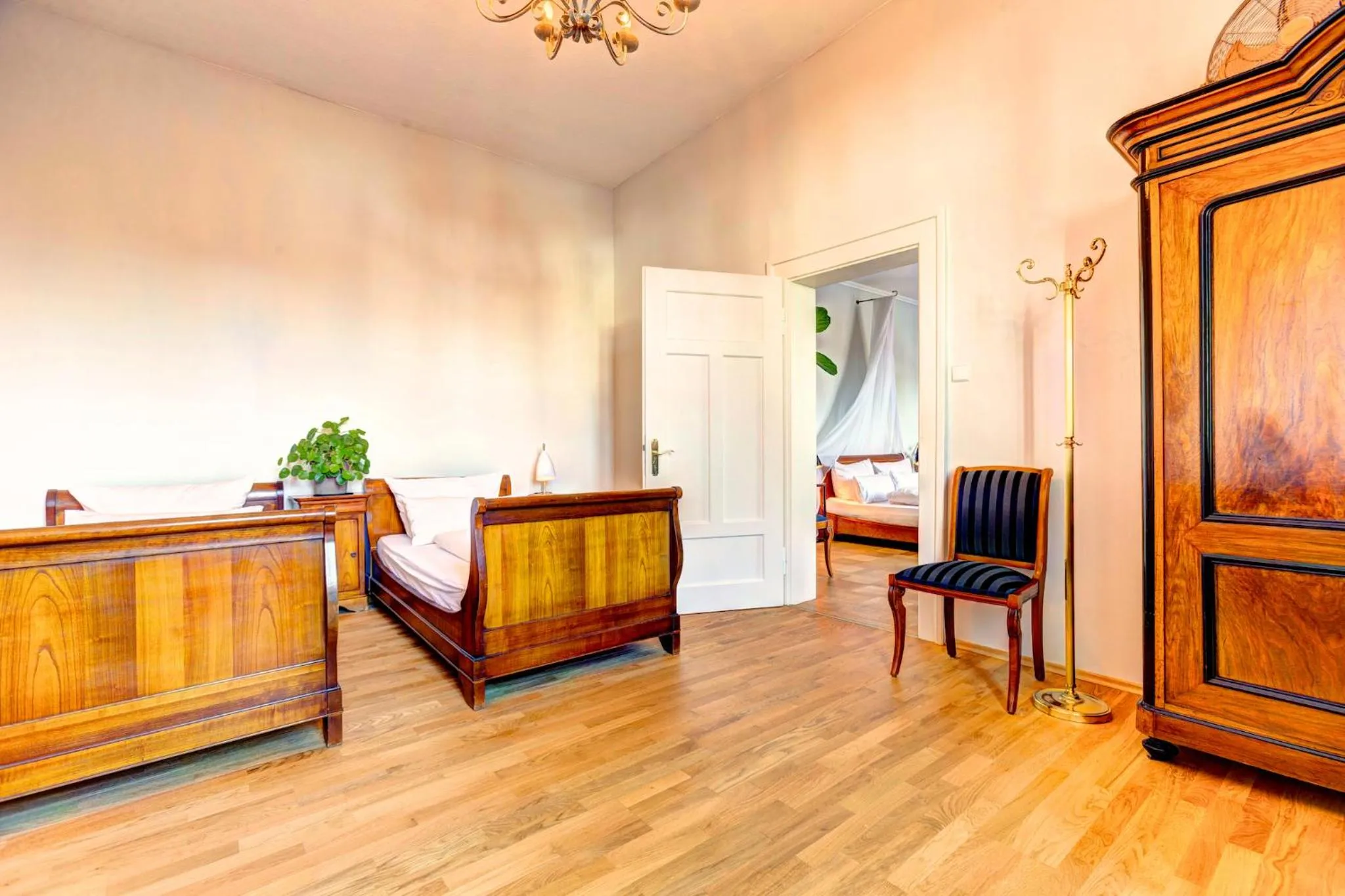 Bed in Hotel Villa Königsgarten