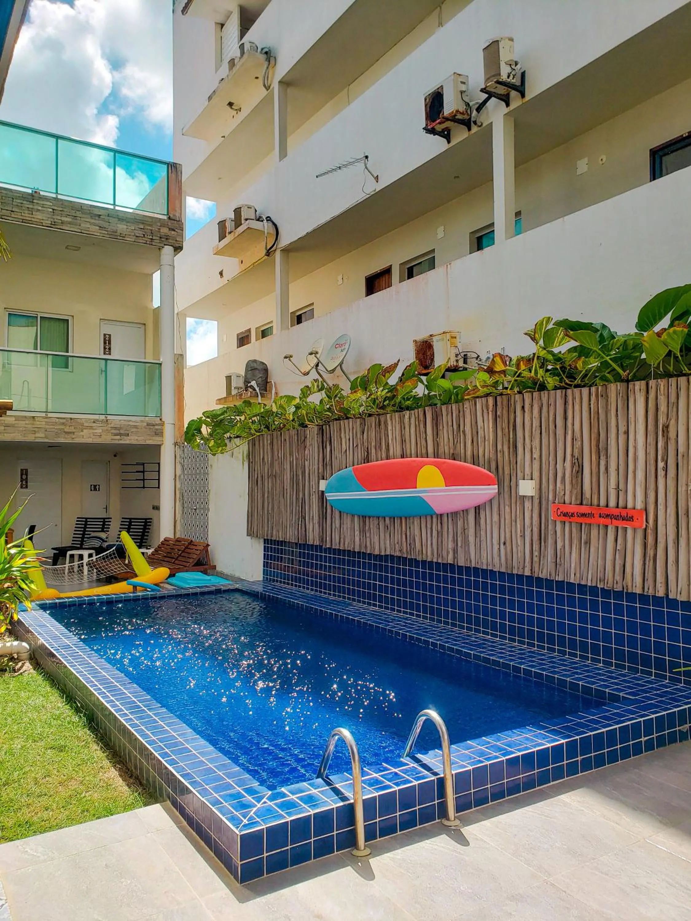 Pool view in Pousada Maresia Unique Beira Mar