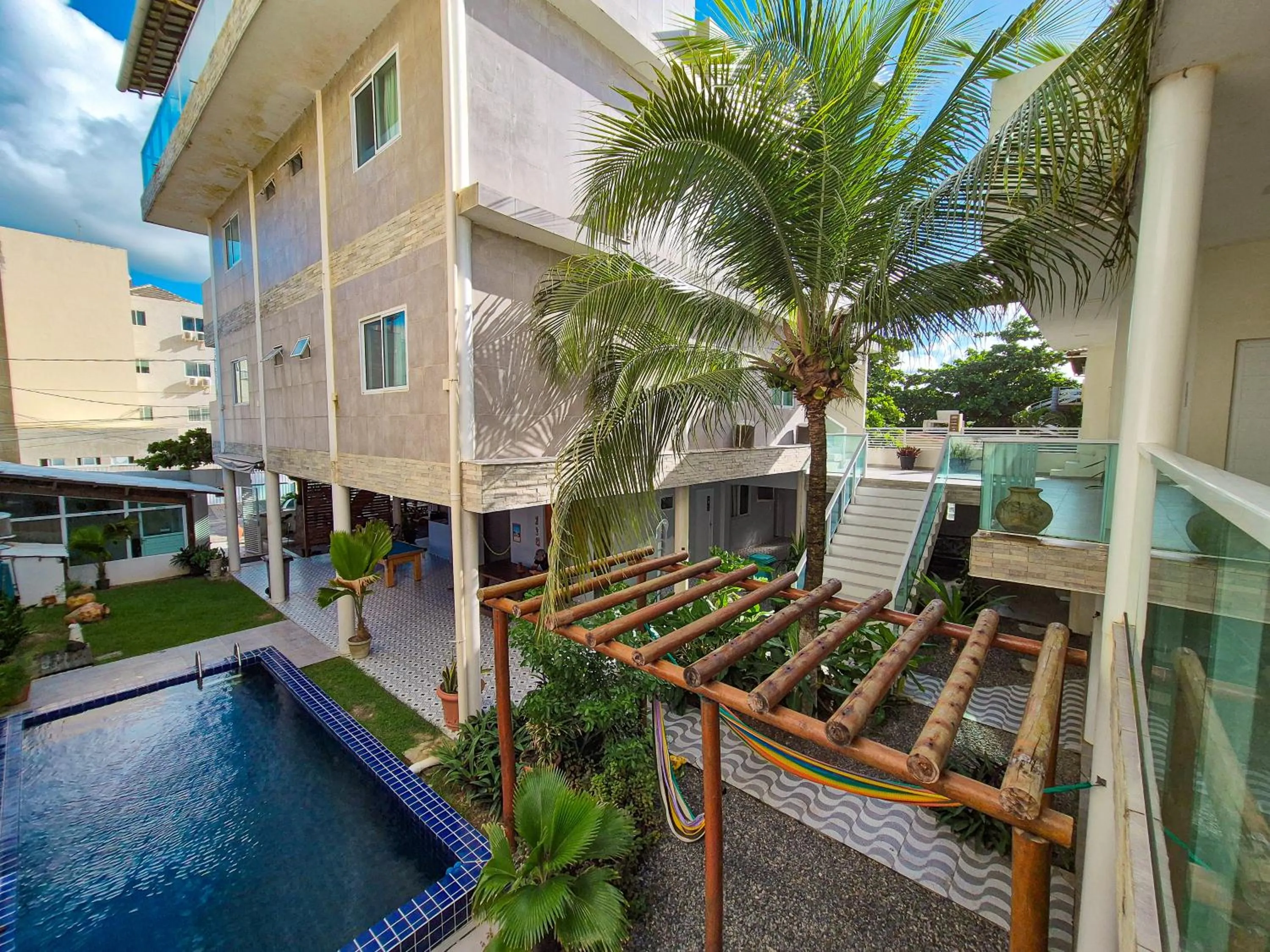 Patio in Pousada Maresia Unique Beira Mar