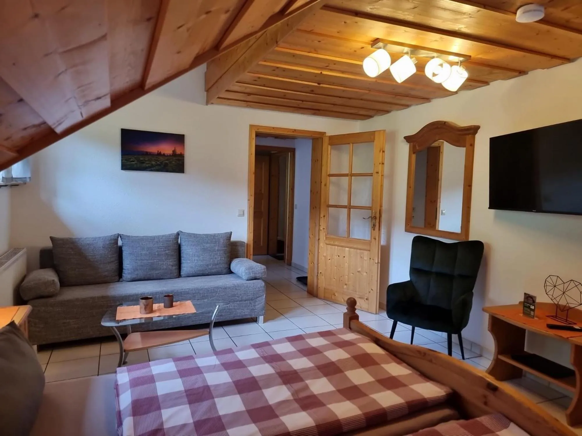 Bedroom, Bed in Ehrenmättlehof Faißt