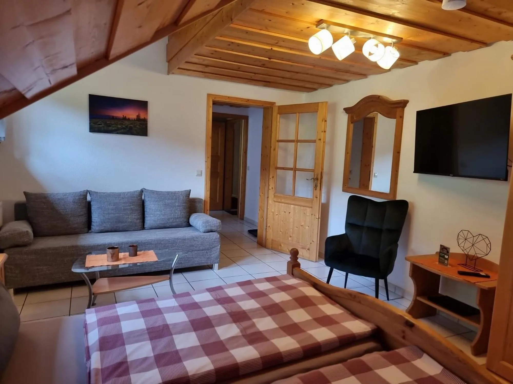 Bedroom, Bed in Ehrenmättlehof Faißt