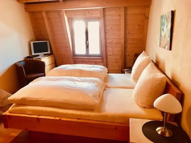 Bedroom, Bed in Hotel Weingut Dehren