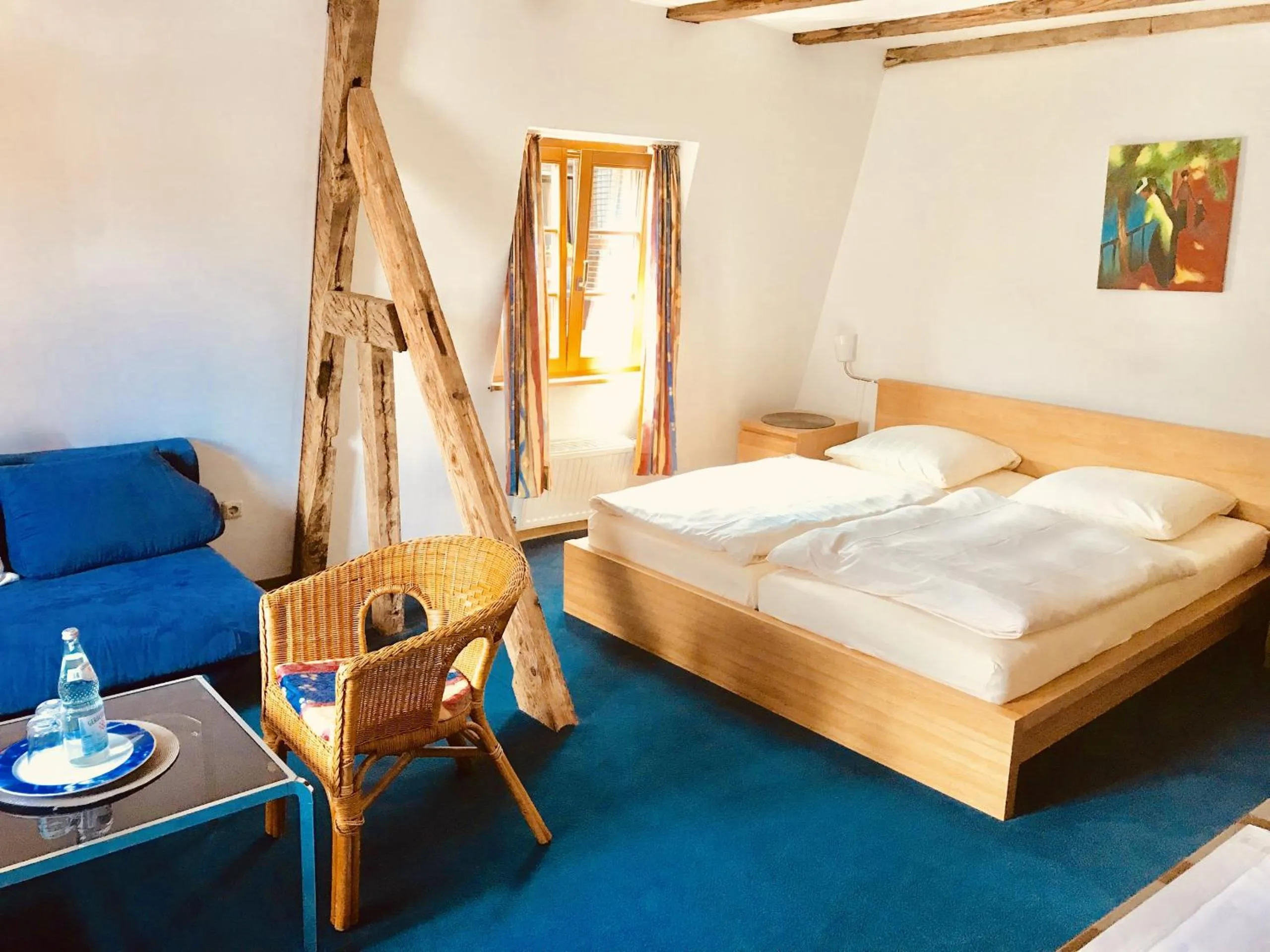 Bedroom, Bed in Hotel Weingut Dehren