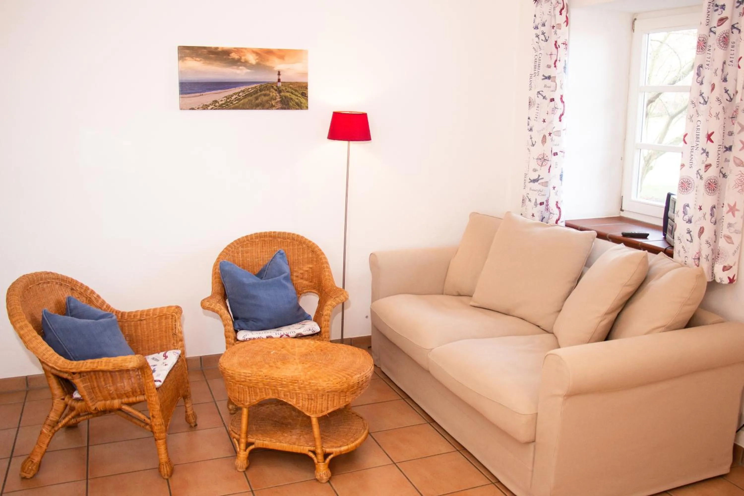 Living room in Reet und Meer Beckerwitz