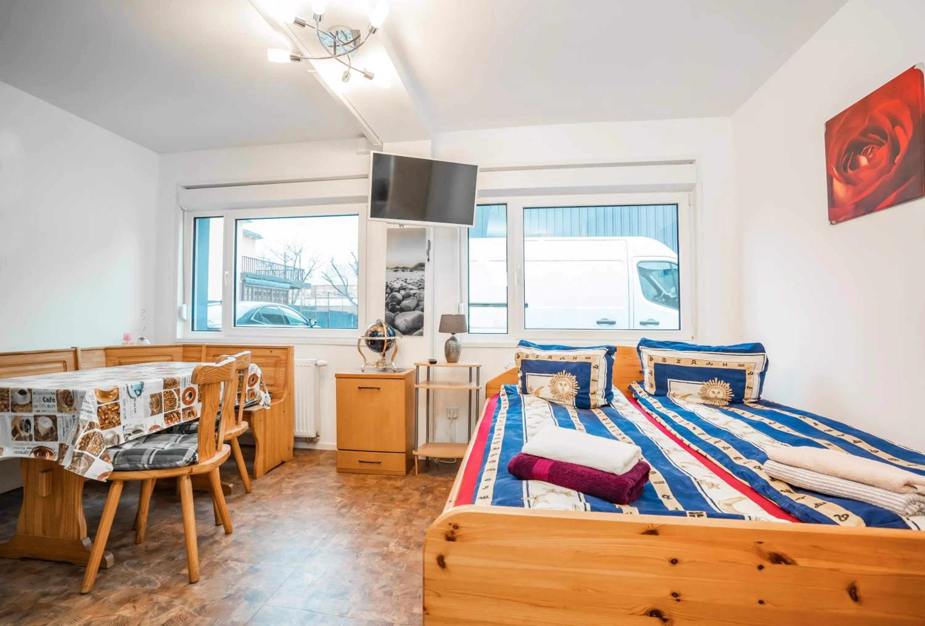 Bed in Motel Home Berlin