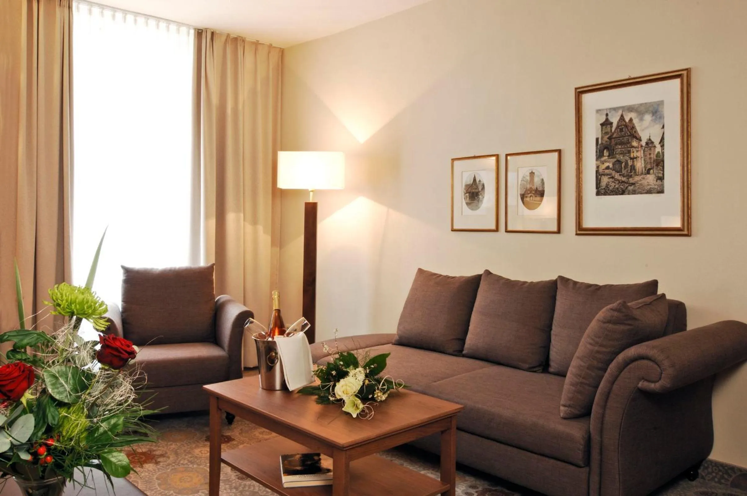 Seating area in Hotel BurgGartenpalais