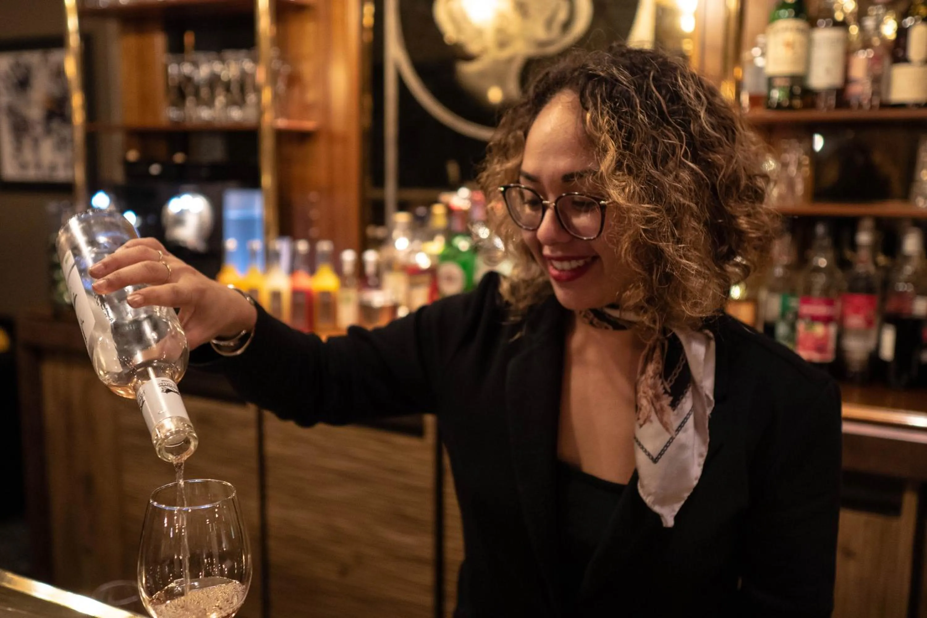 Lounge or bar in Hôtel & Restaurant La maison des blés