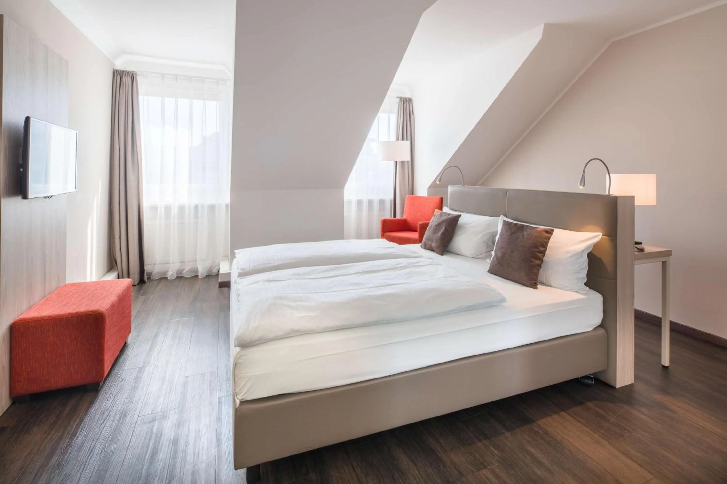 Bedroom, Bed in Best Western Hotel Airport Düsseldorf - Ratingen