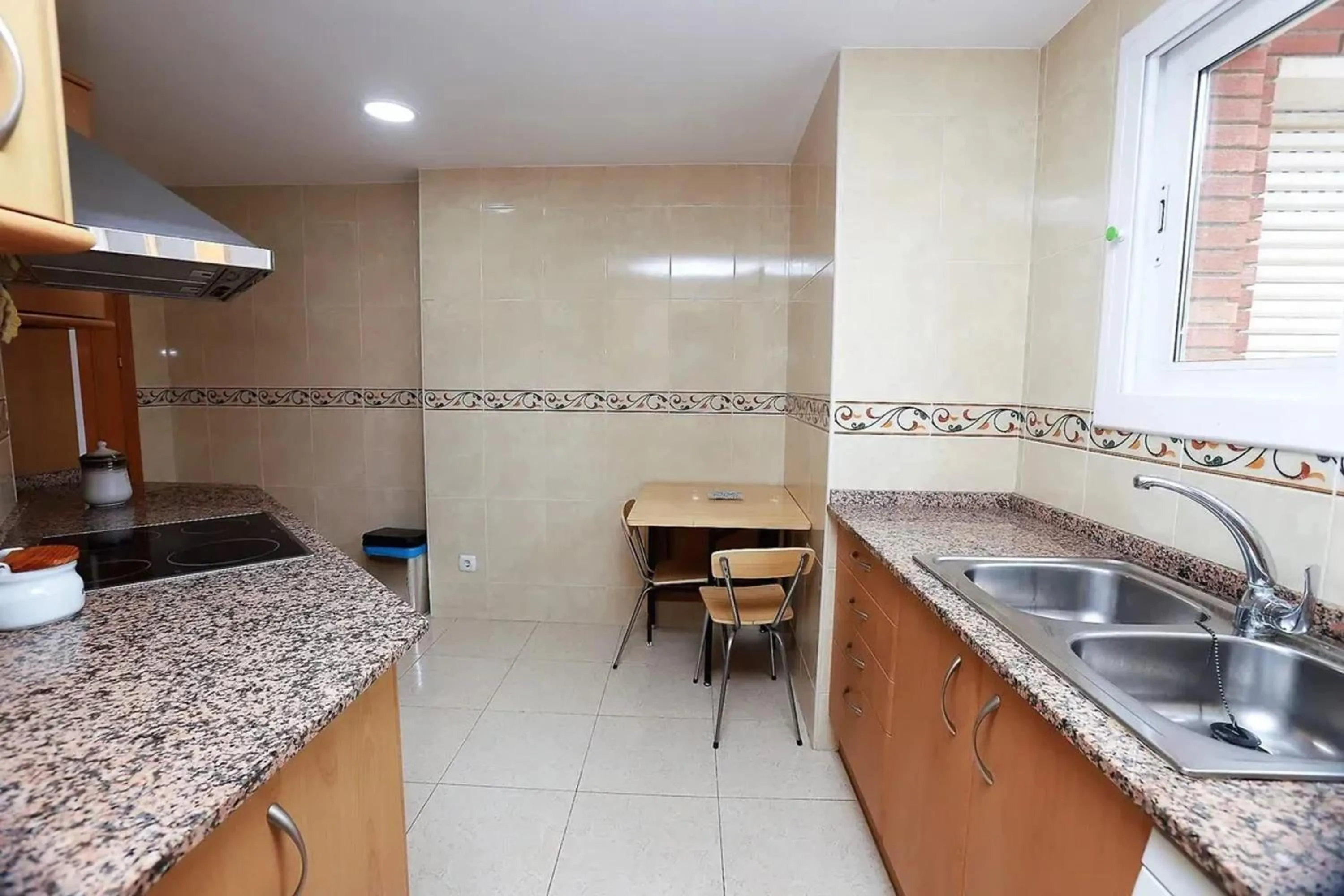 Kitchen or kitchenette in Modern apartment in Calafell with sea and mountain view