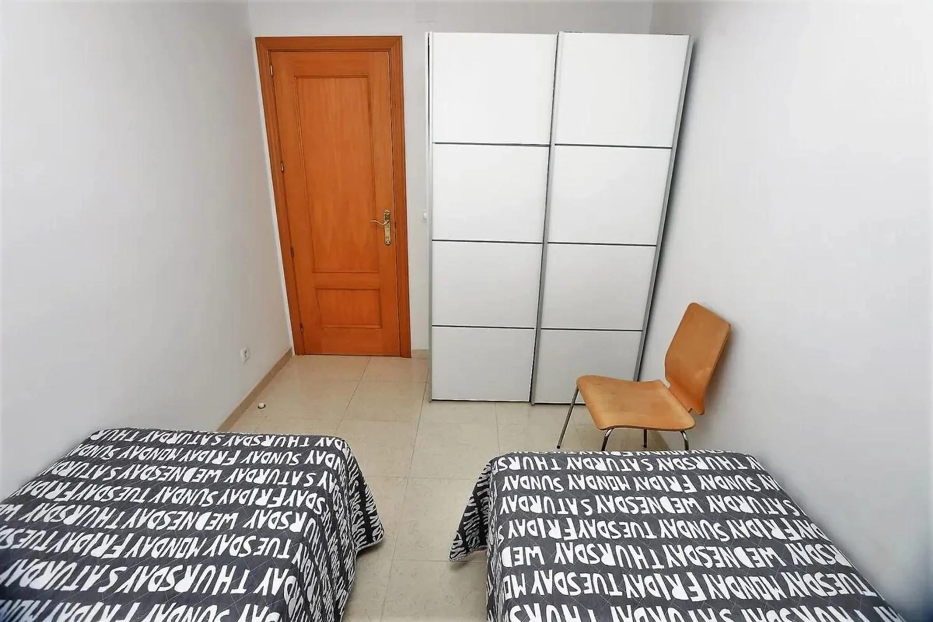 Photo of the whole room, Bed in Modern apartment in Calafell with sea and mountain view