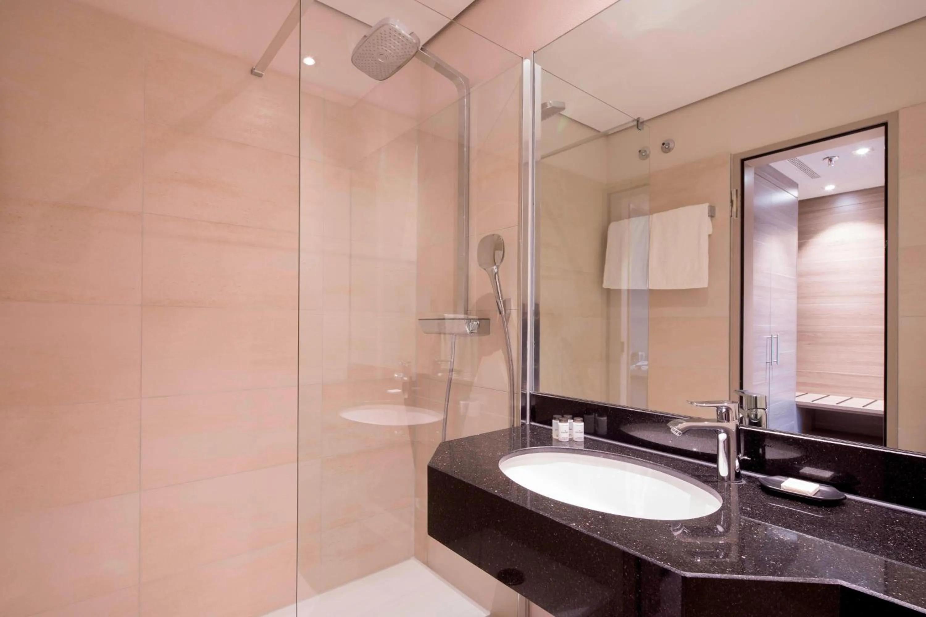 Bathroom in Sheraton Duesseldorf Airport Hotel