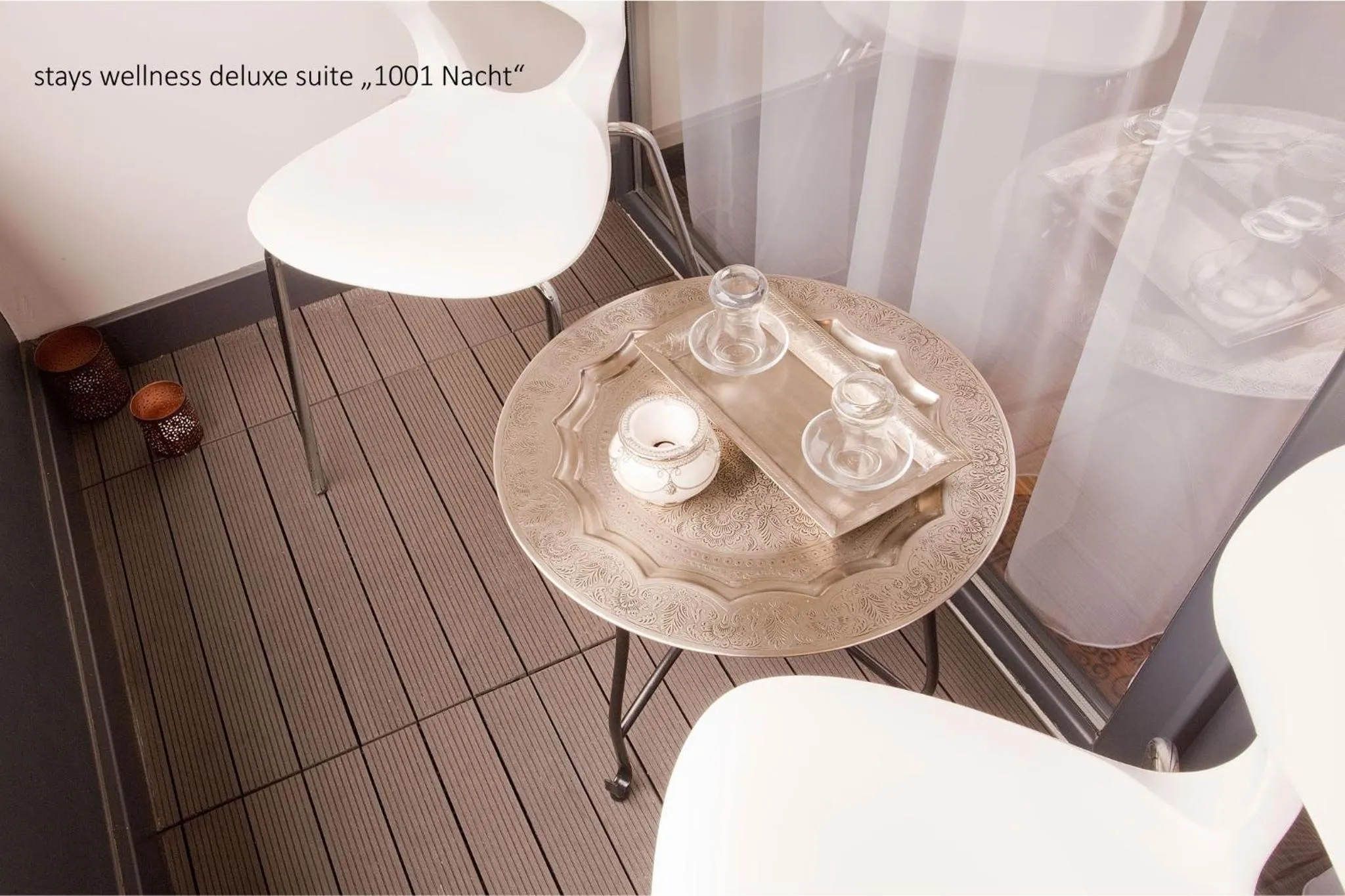 Balcony/Terrace in PLAZA INN stays design Dortmund