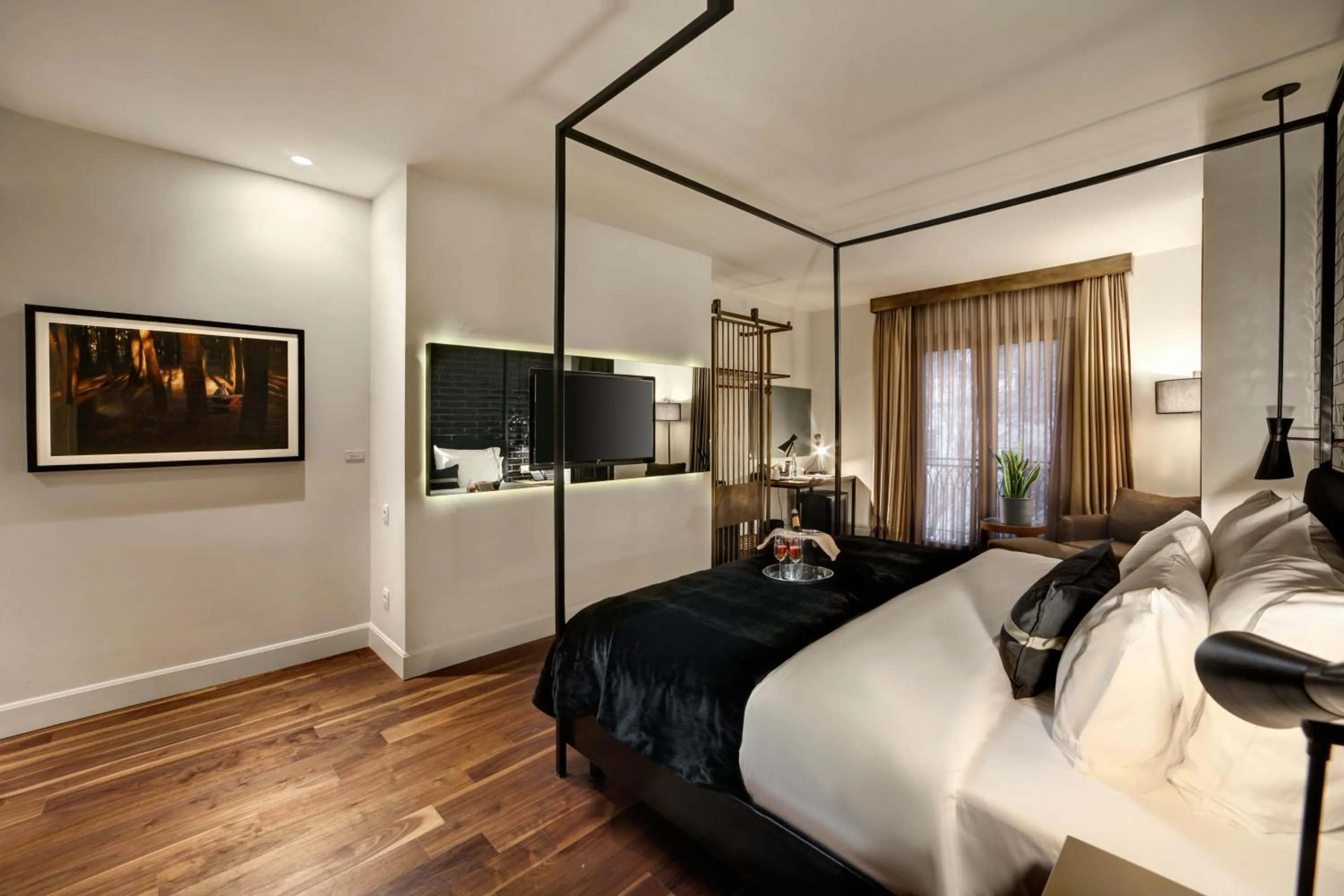 Bed in 39 Kalamış Marina Hotel & Restaurant