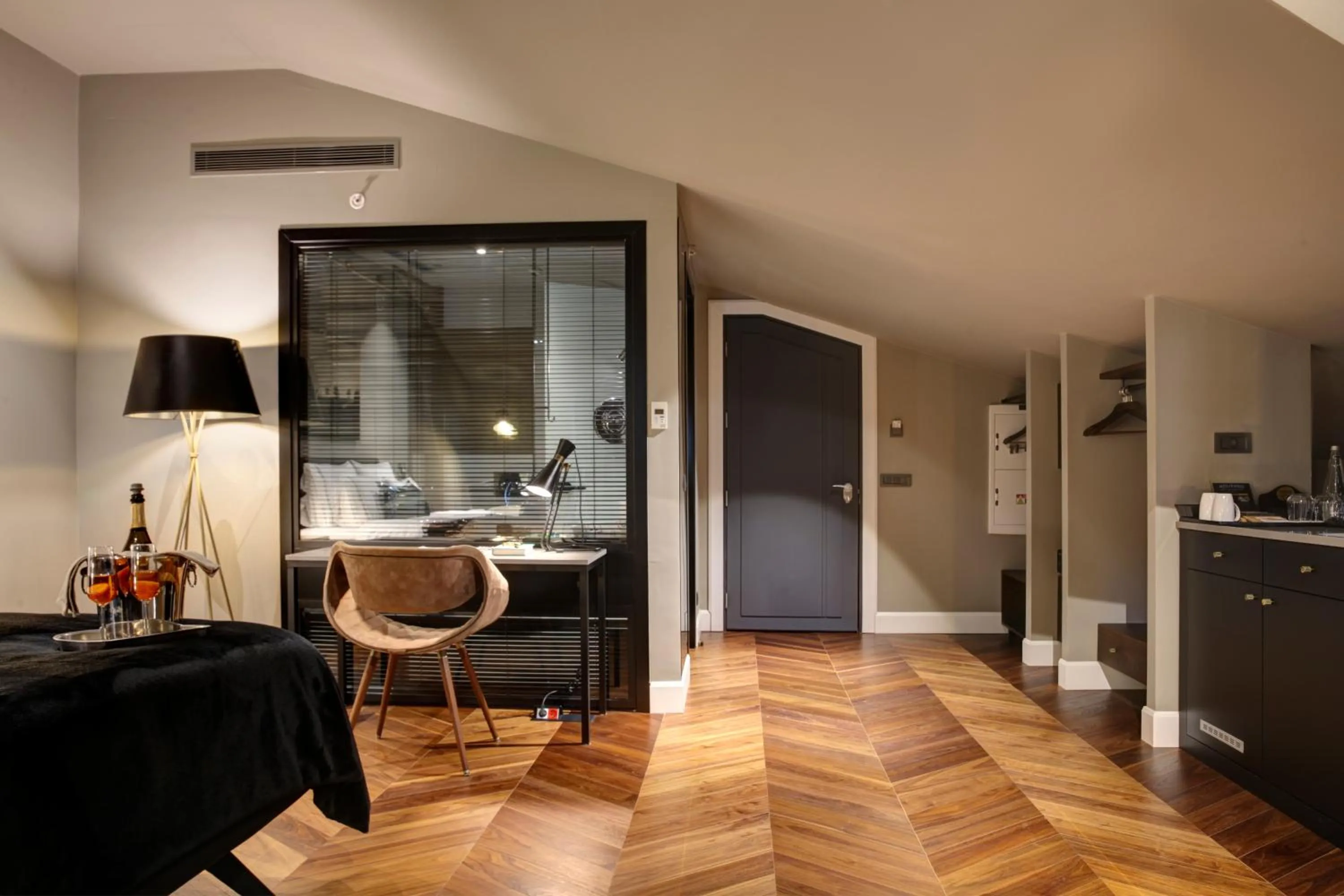 Bedroom in 39 Kalamış Marina Hotel & Restaurant