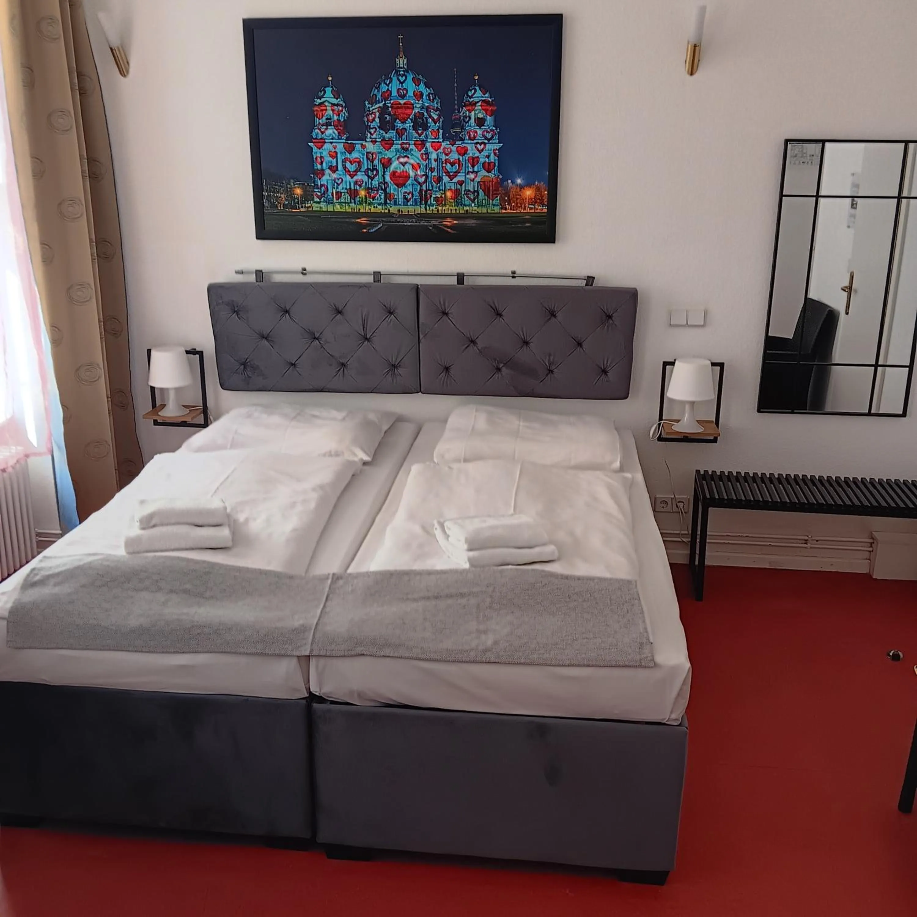 Bed in Hotel Amelie Berlin