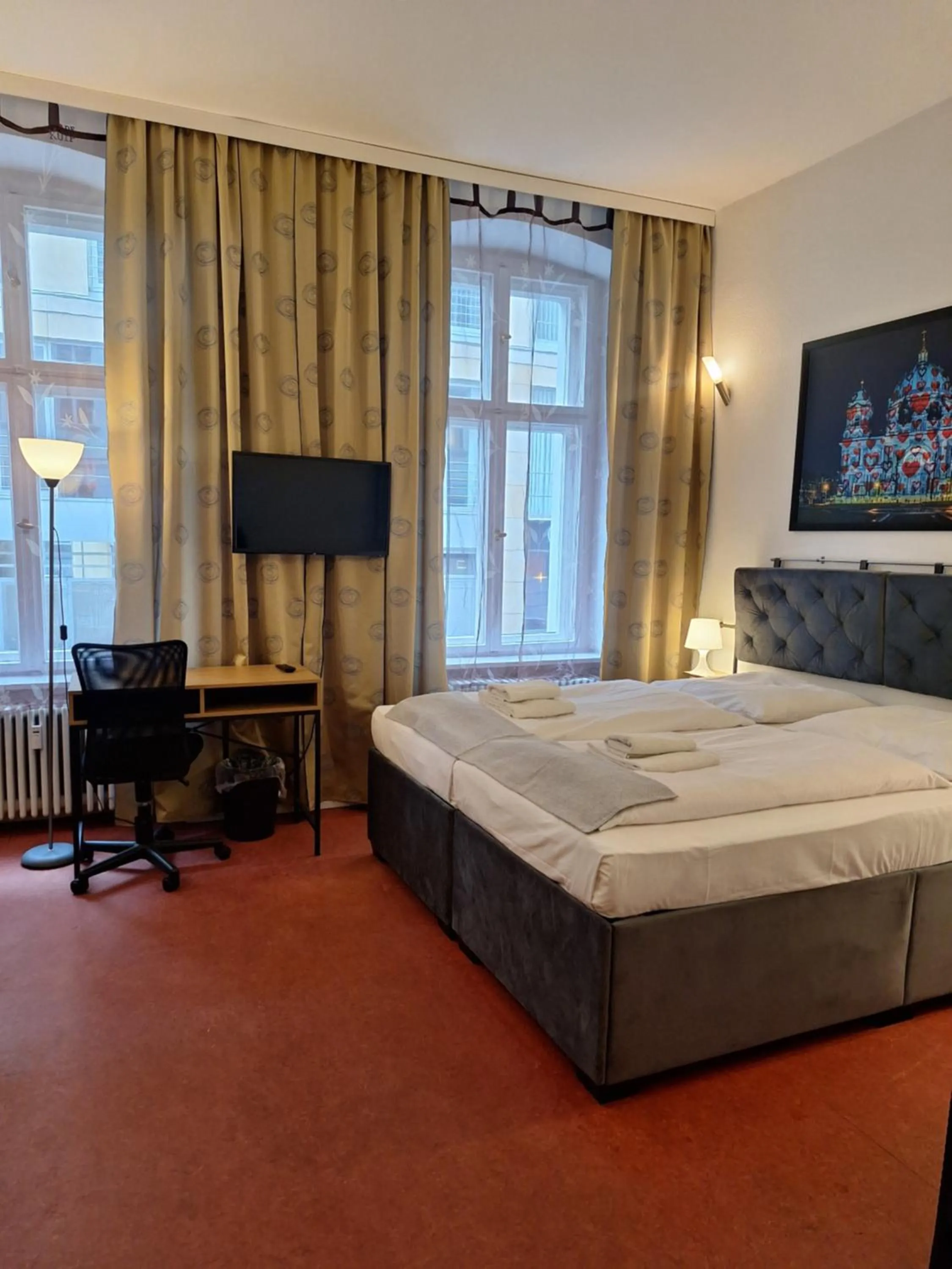 Bed in Hotel Amelie Berlin