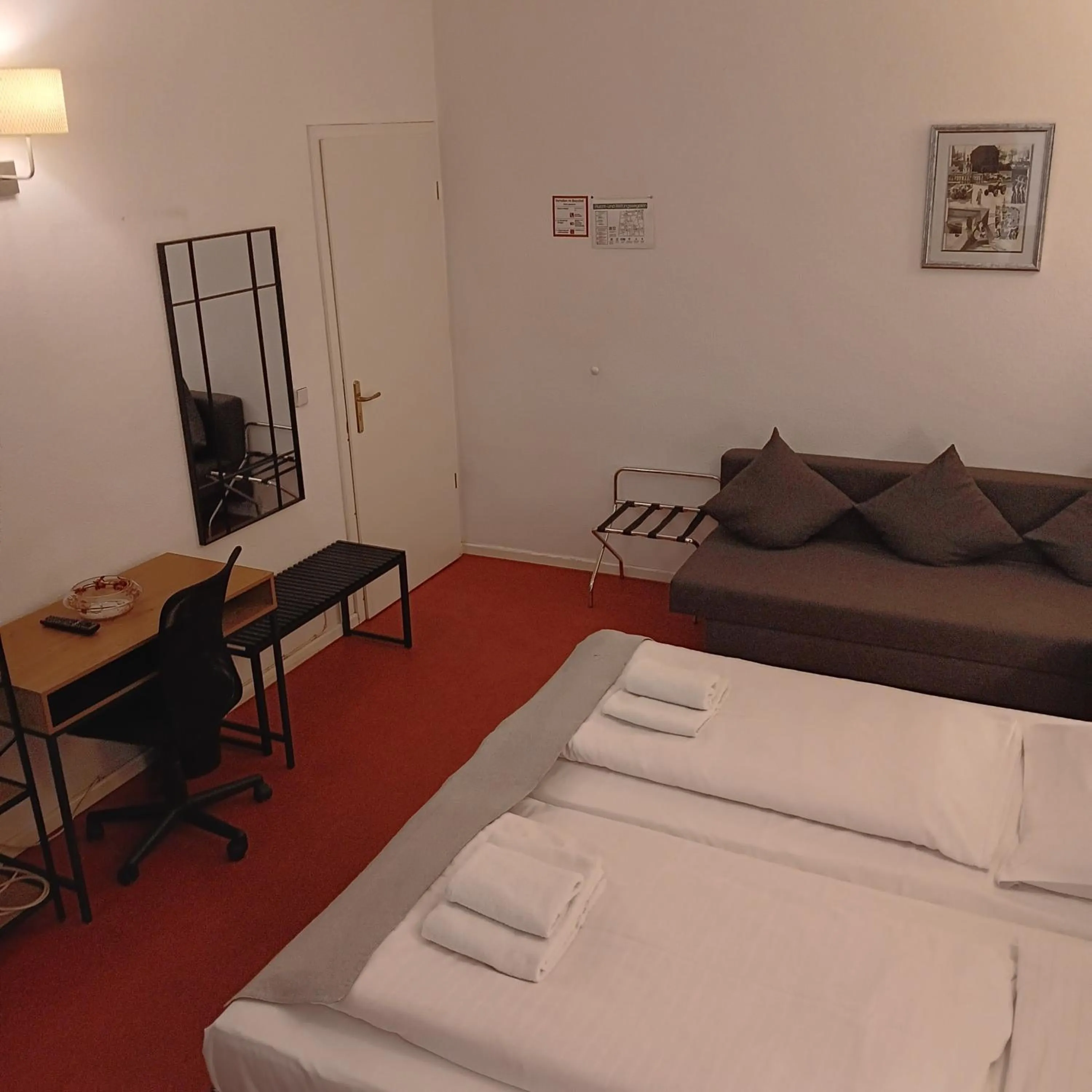 Bed in Hotel Amelie Berlin