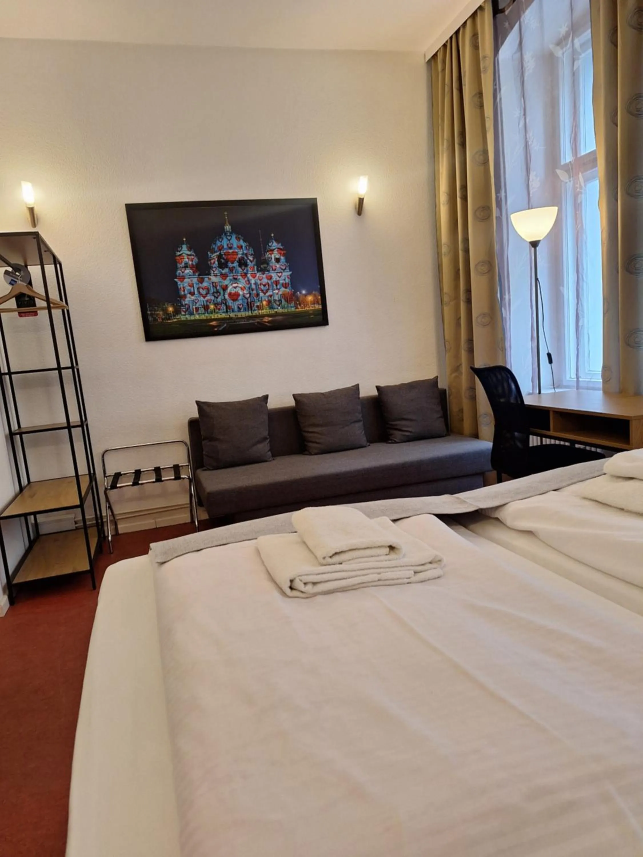 Bed in Hotel Amelie Berlin