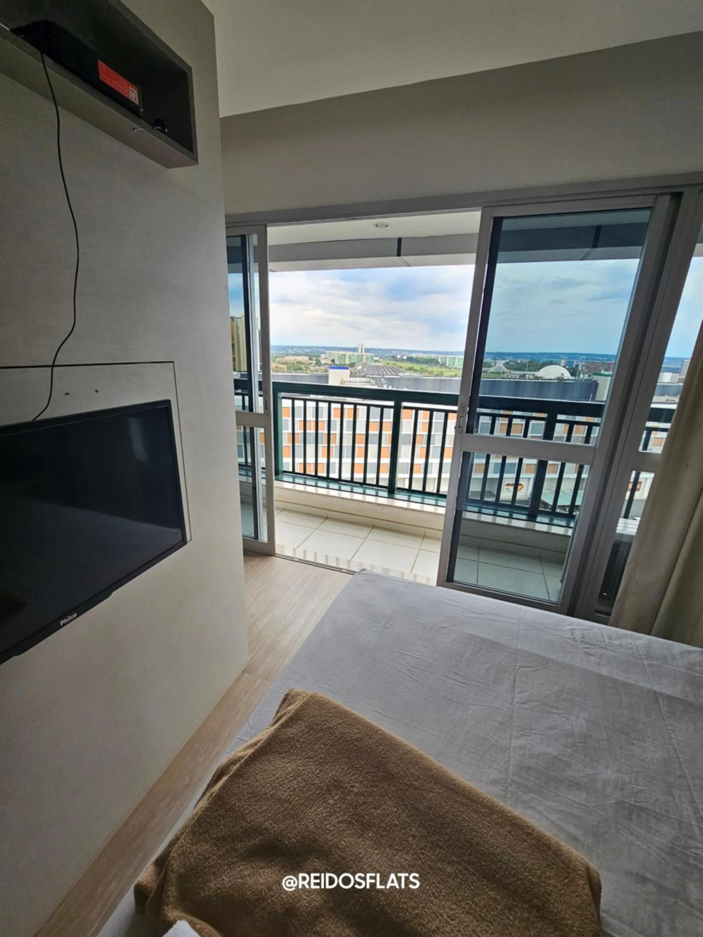 Bed in Flat Vision Executivo Premium By Rei dos Flats