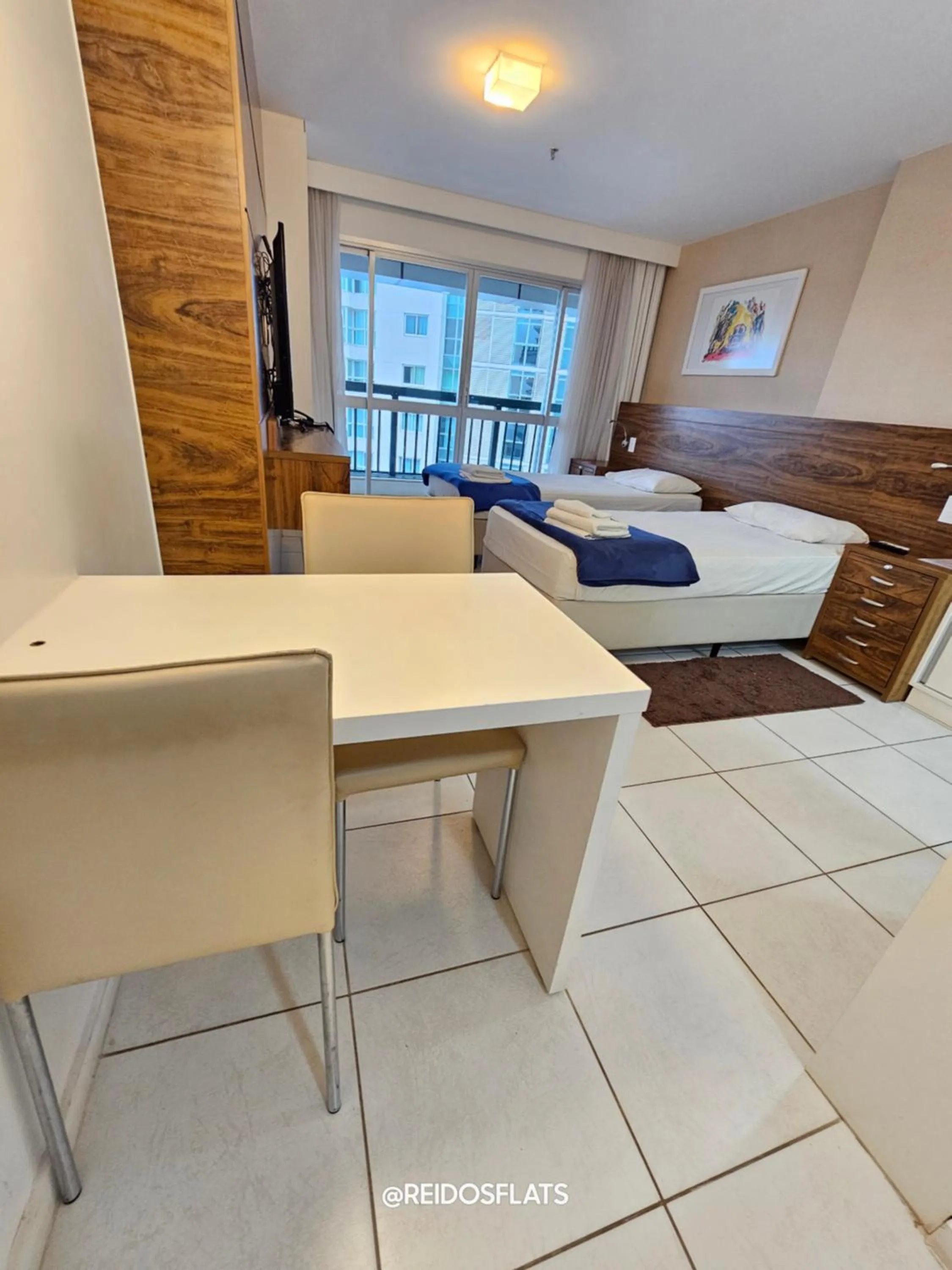 Bed in Flat Vision Executivo Premium By Rei dos Flats