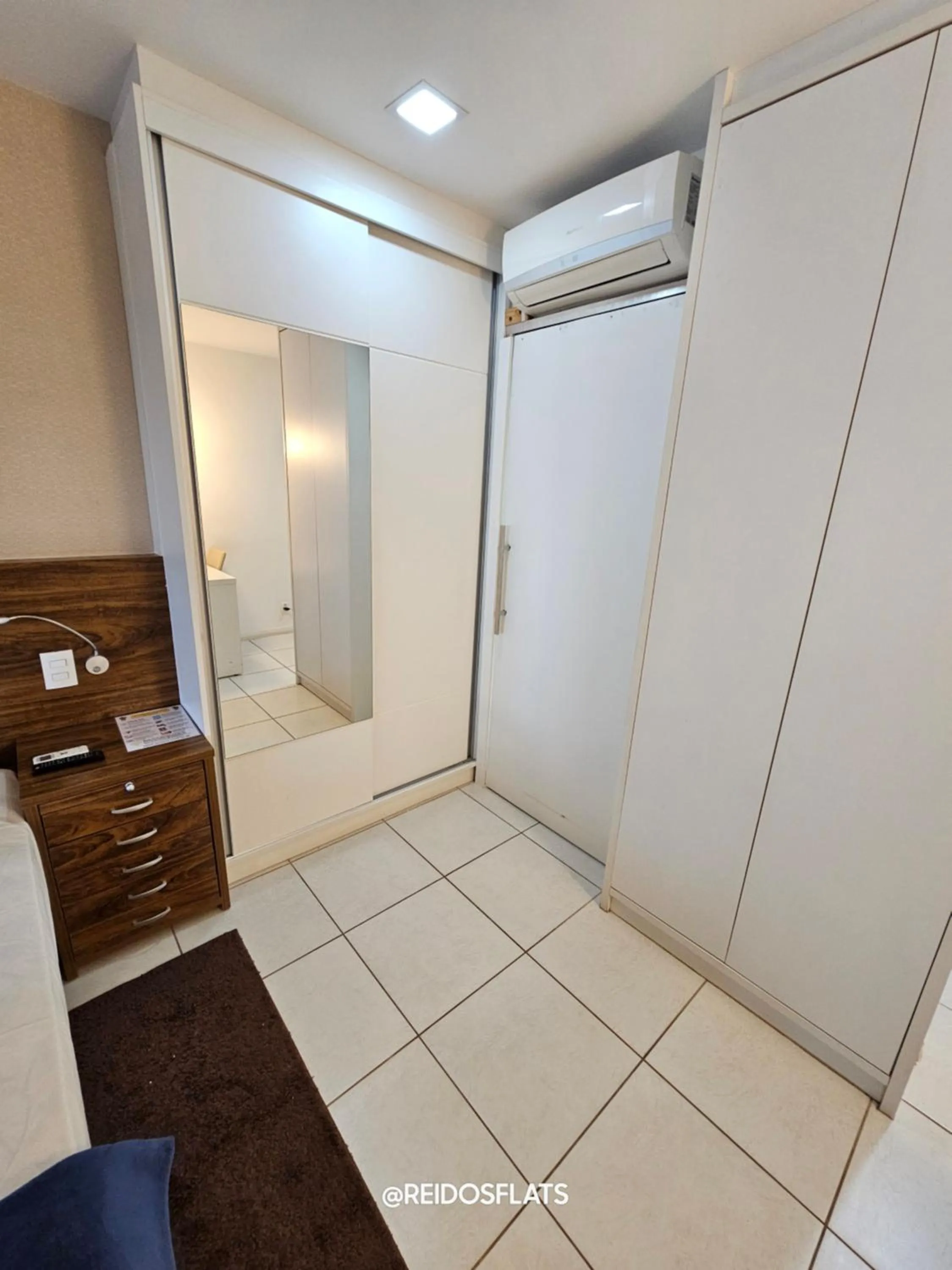 Bedroom in Flat Vision Executivo Premium By Rei dos Flats