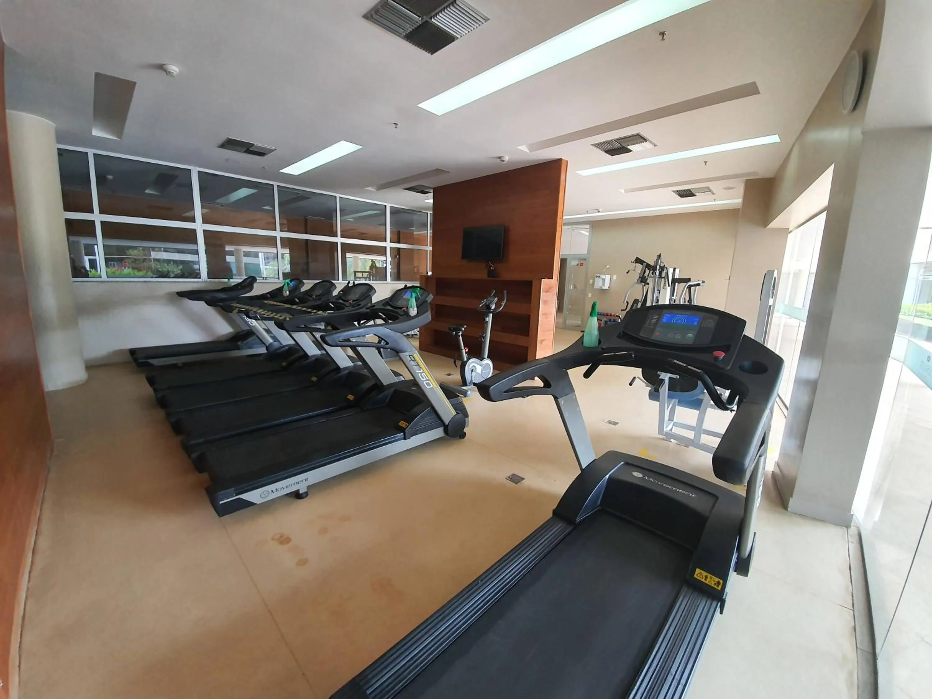 Fitness centre/facilities in Flat Vision Executivo Premium By Rei dos Flats