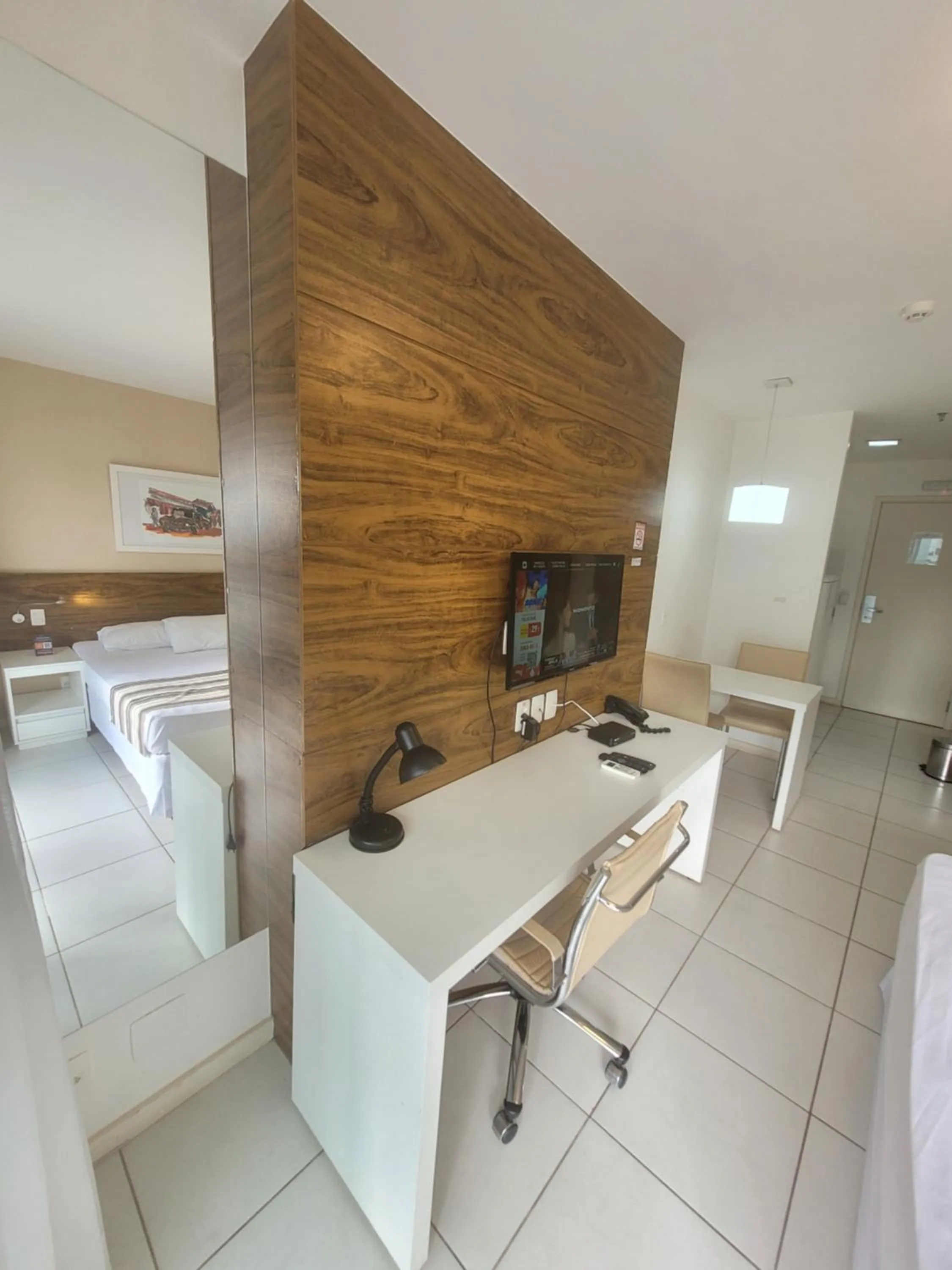 Kitchen or kitchenette in Flat Vision Executivo Premium By Rei dos Flats