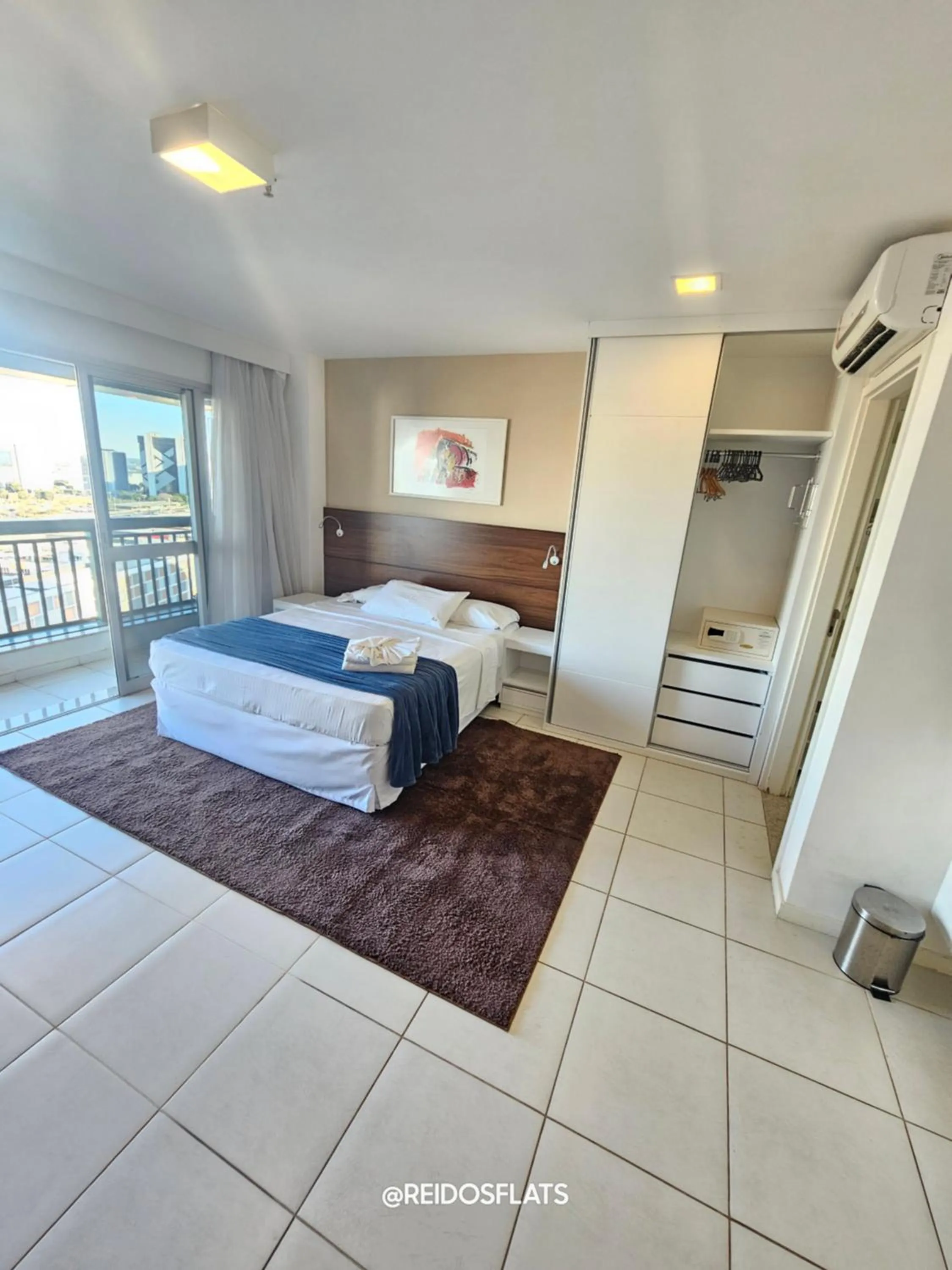 Bed in Flat Vision Executivo Premium By Rei dos Flats