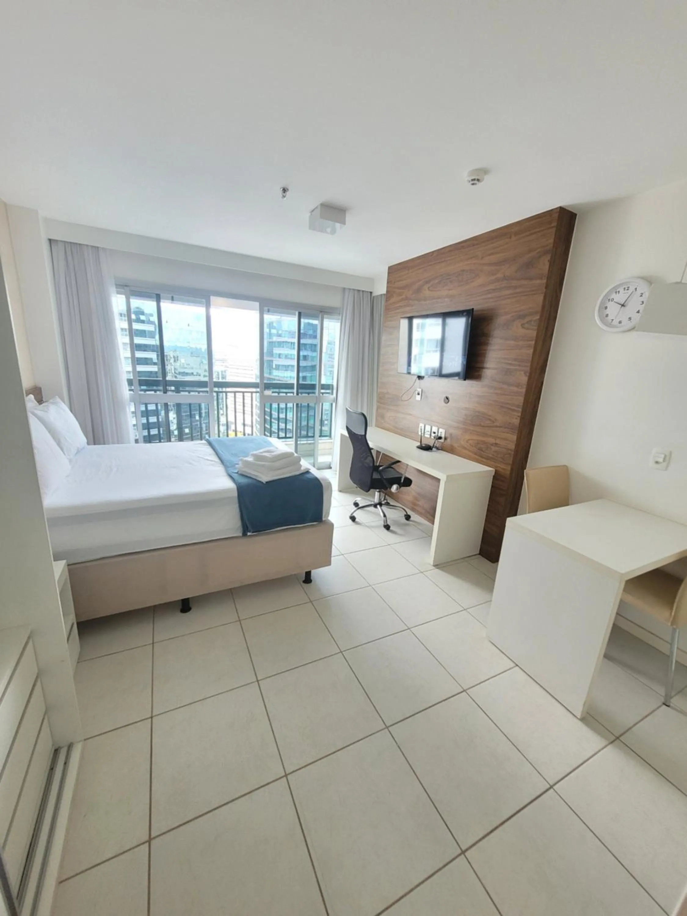 Bed in Flat Vision Executivo Premium By Rei dos Flats