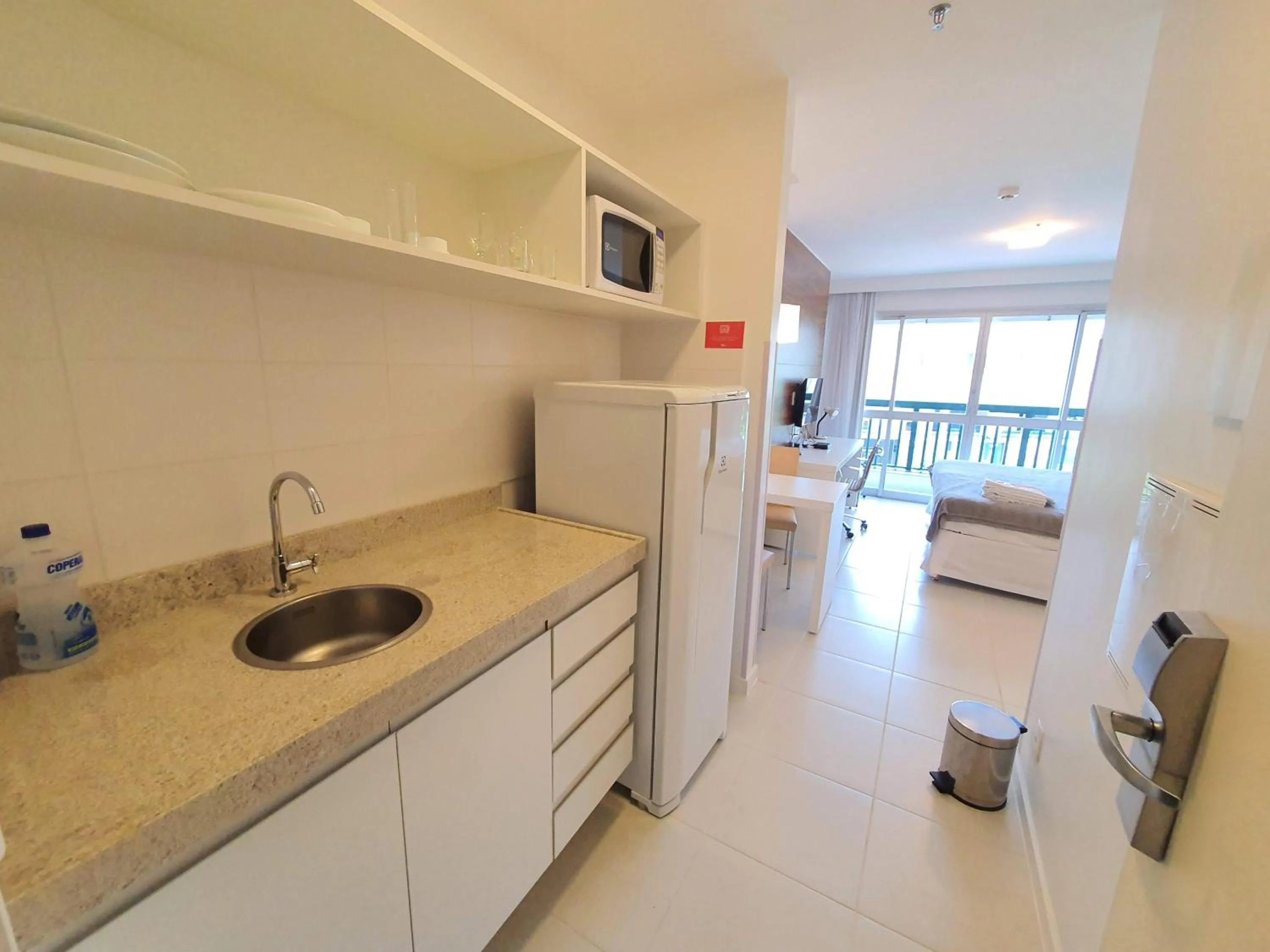 minibar in Flat Vision Executivo Premium By Rei dos Flats