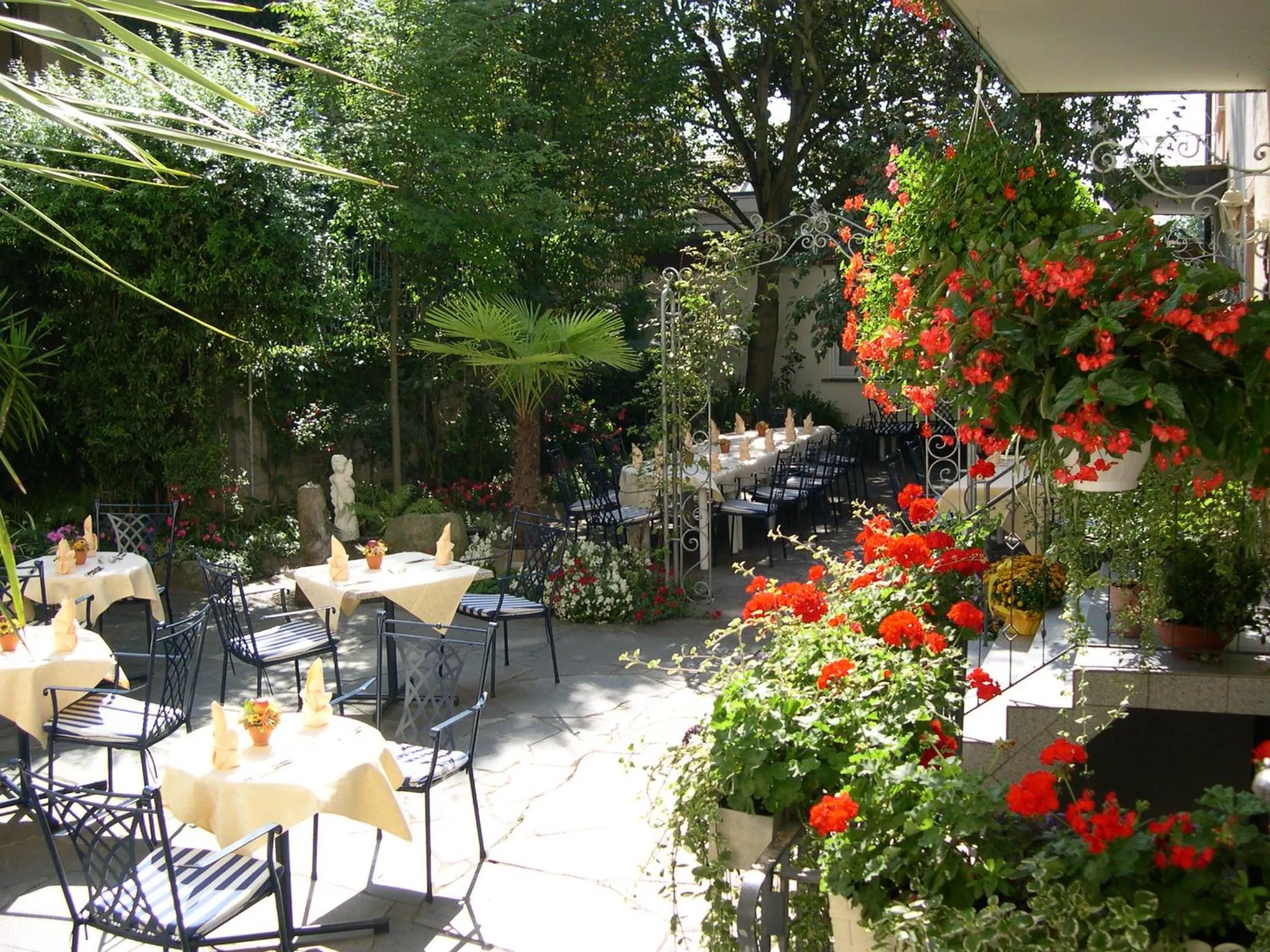 Patio in Hotel Anika
