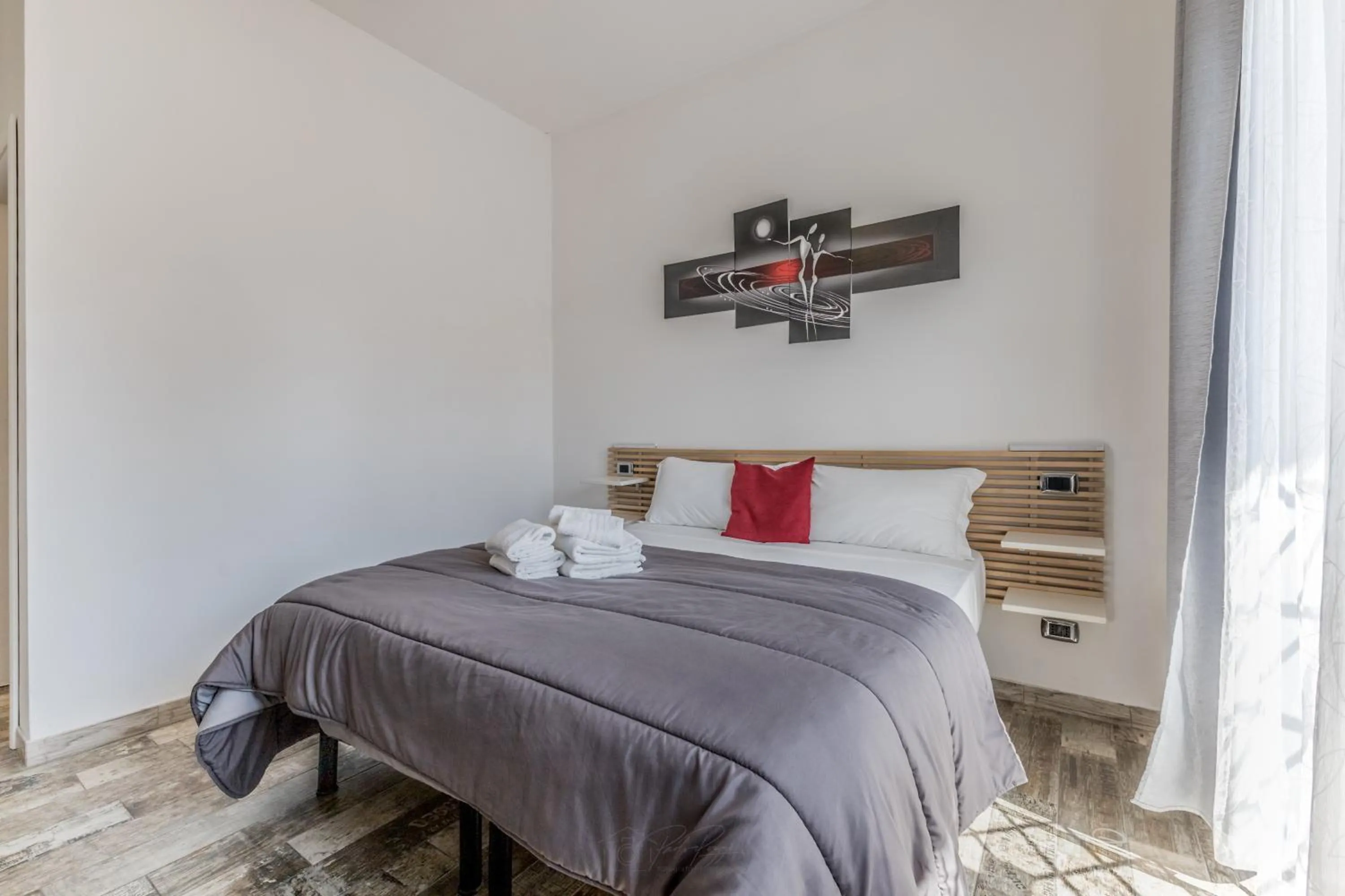 Bed in THAT'S AMORE FIUMICINO Airport