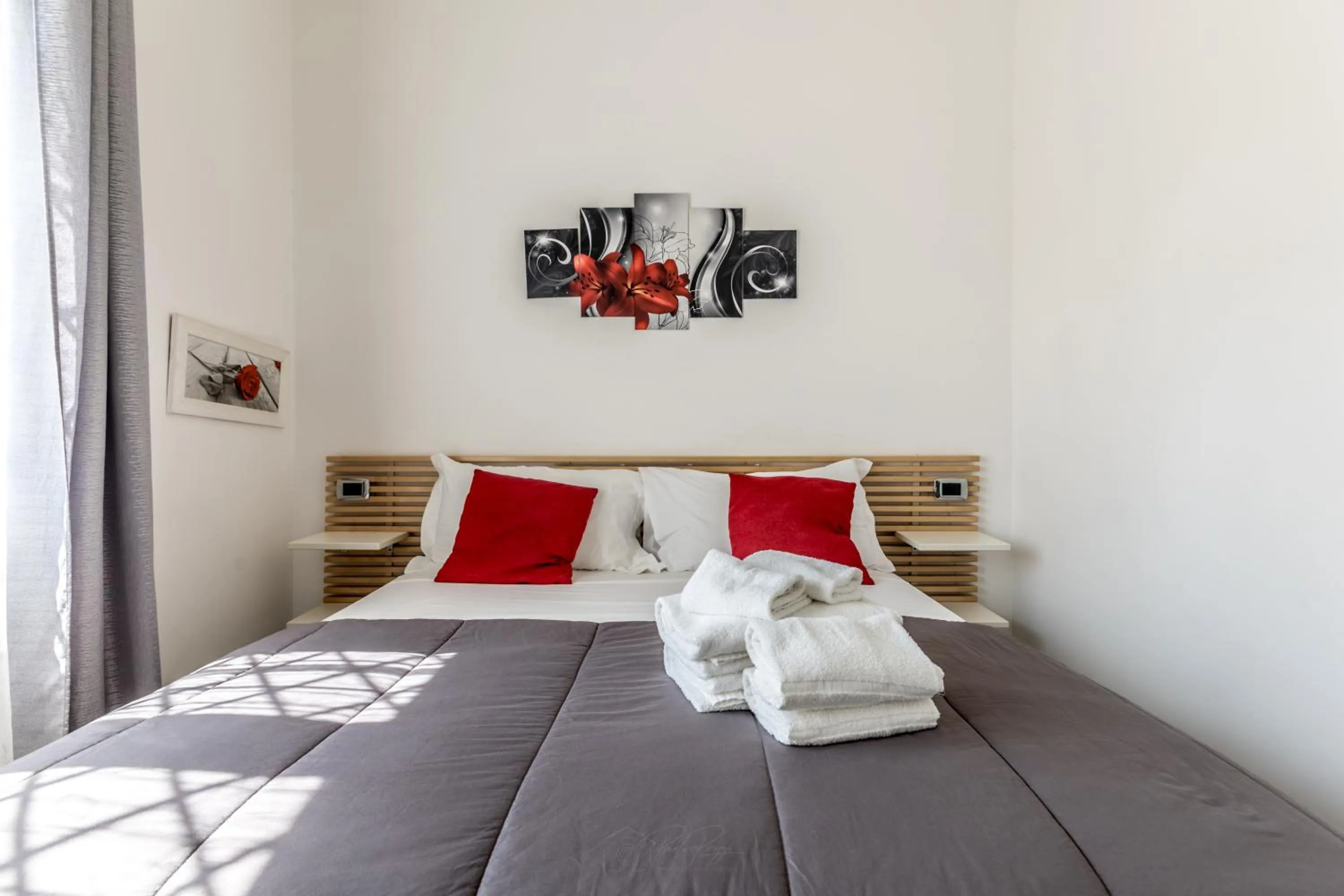 Bed in THAT'S AMORE FIUMICINO Airport