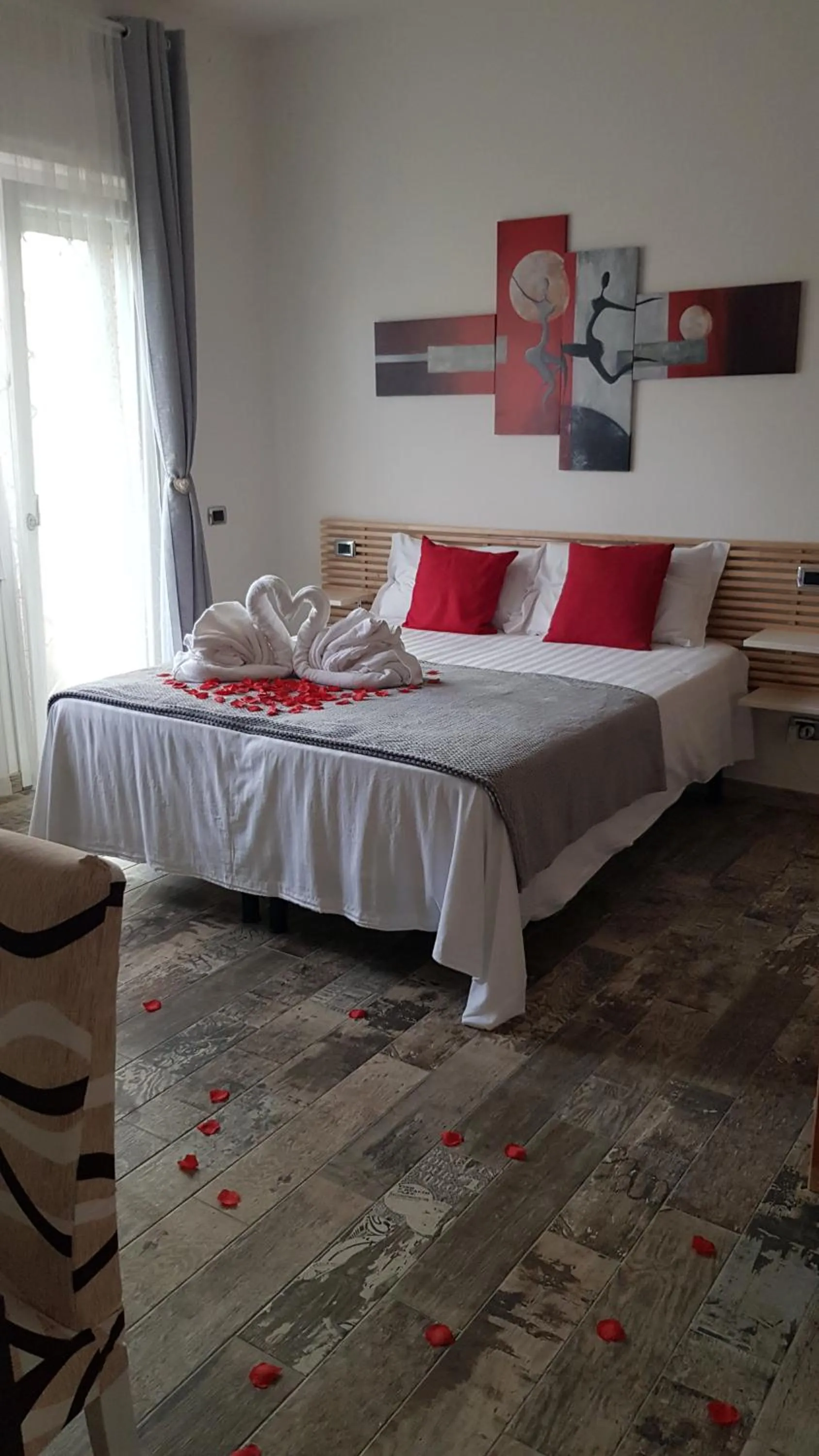 Bed in THAT'S AMORE FIUMICINO Airport