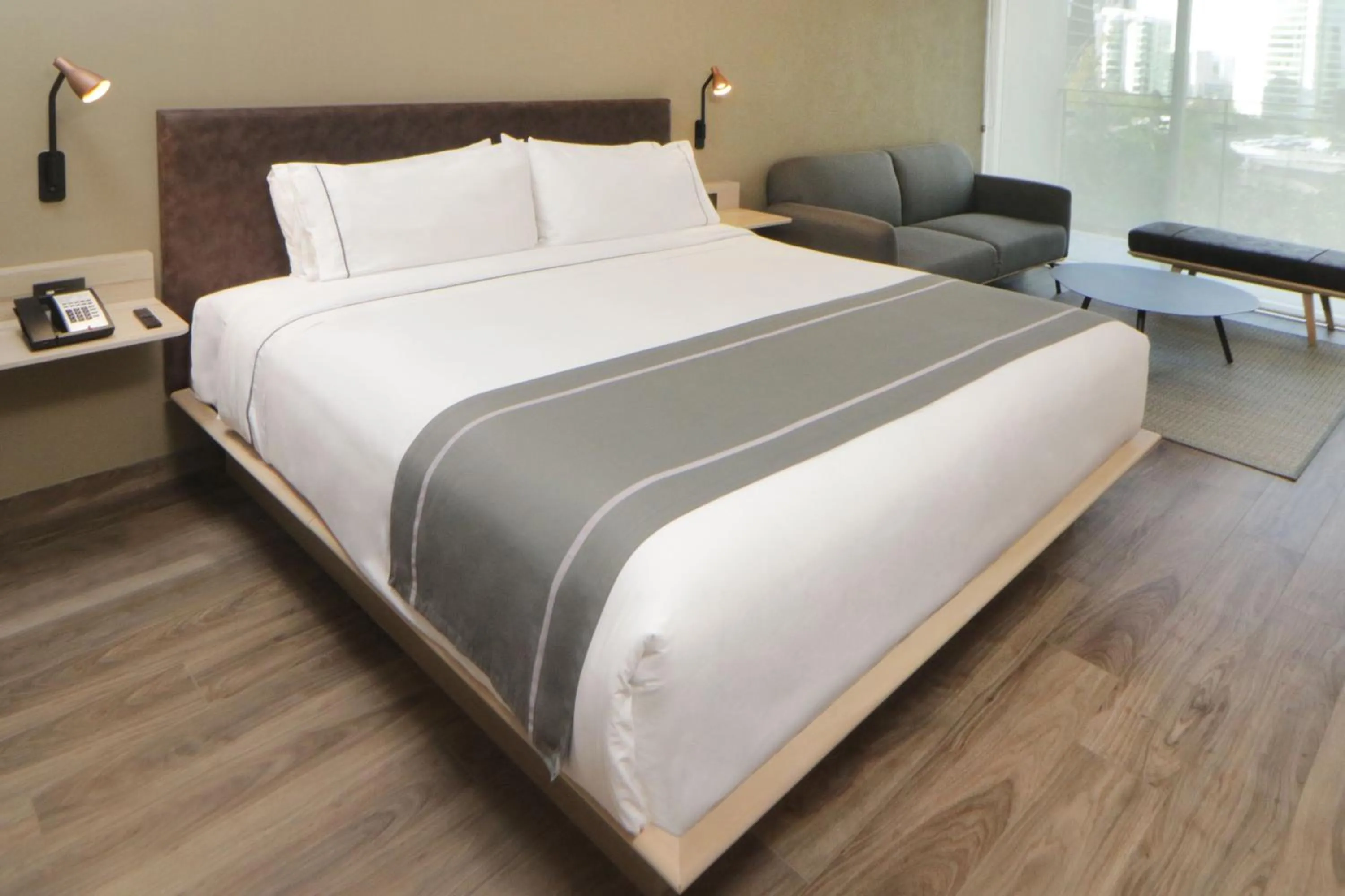 Bedroom, Bed in City Express Plus by Marriott Guadalajara Providencia