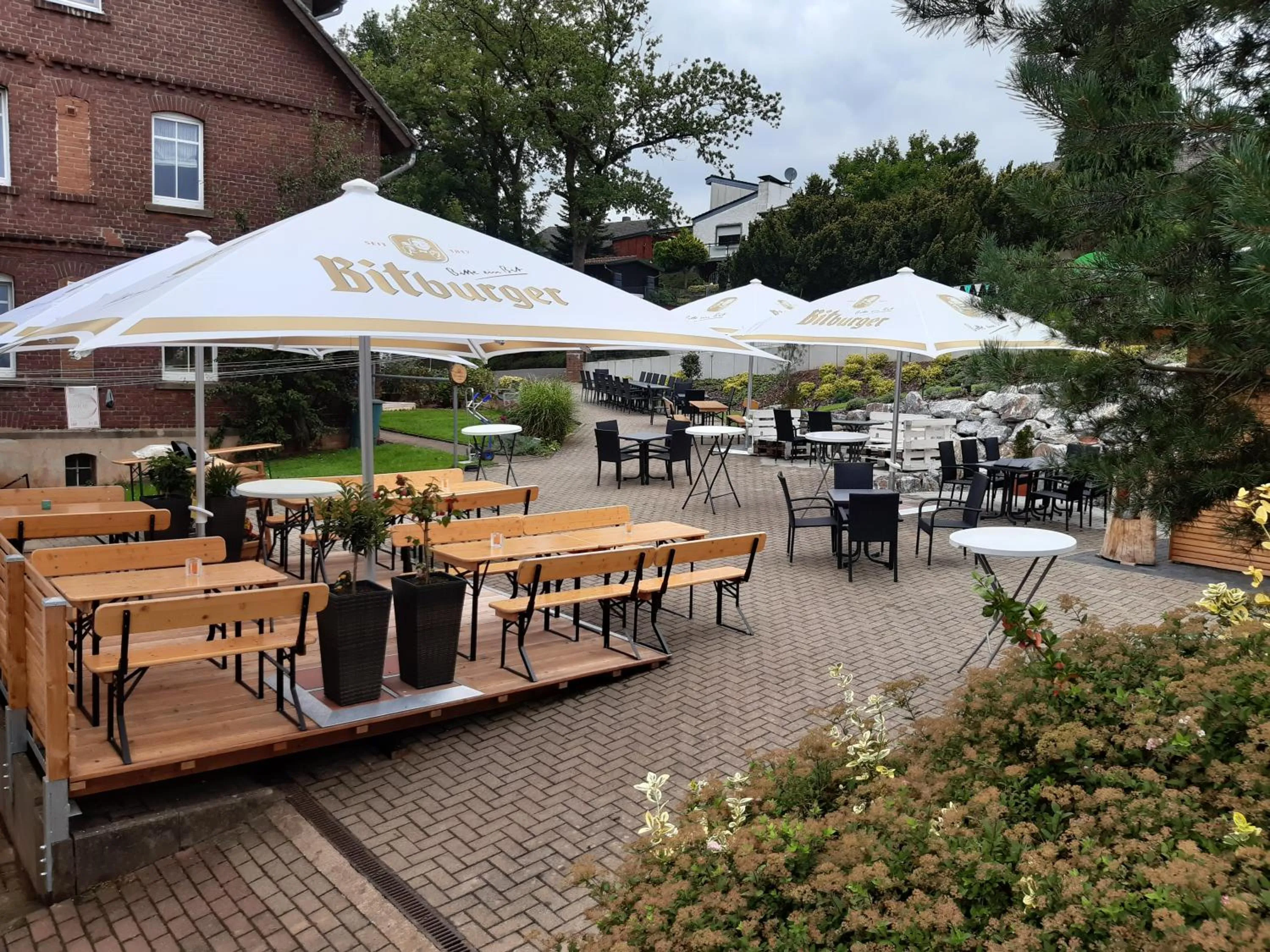 Garden in Hotel Luisen Mühle