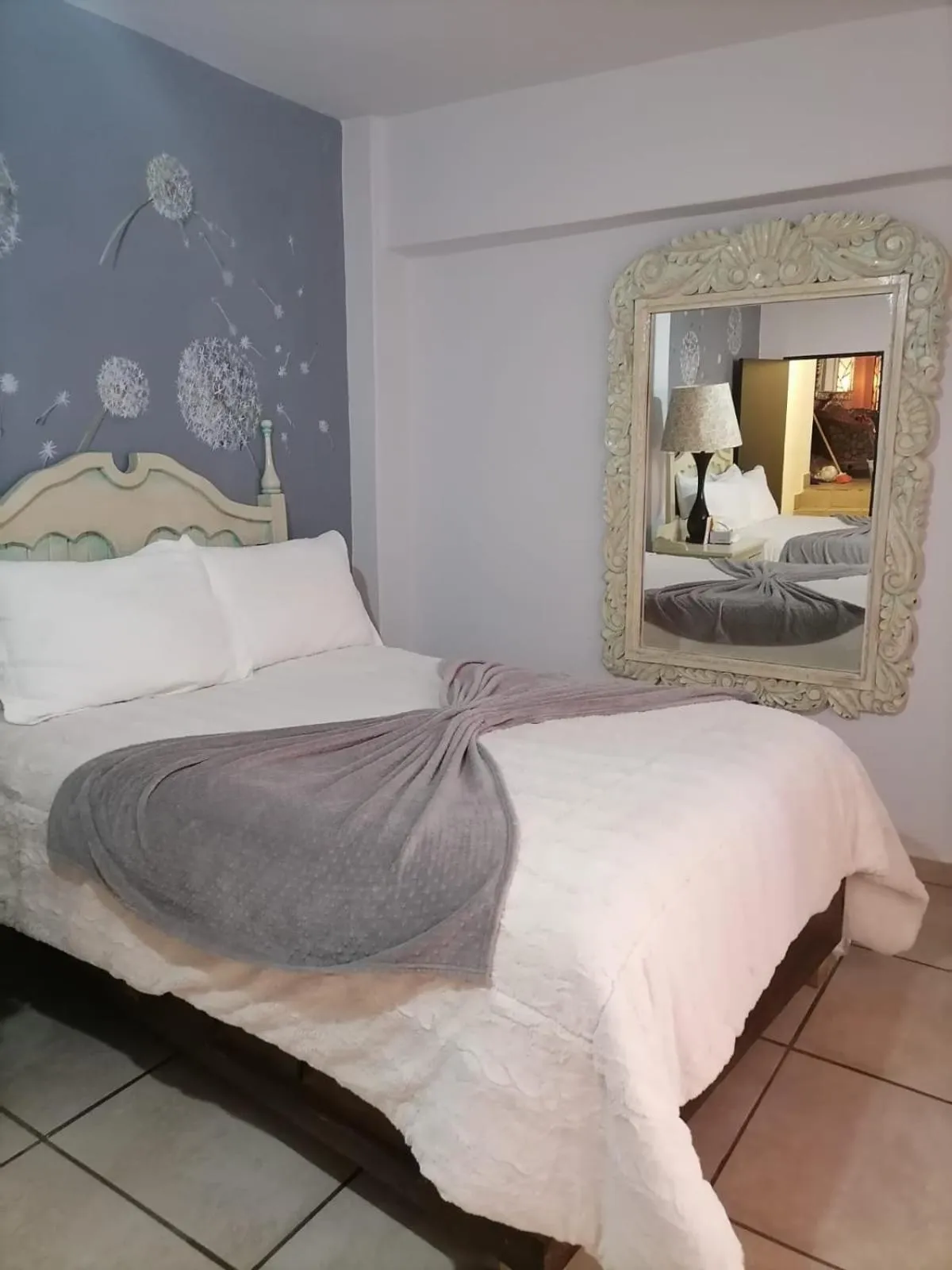 Bed in Hotel Santa Ana