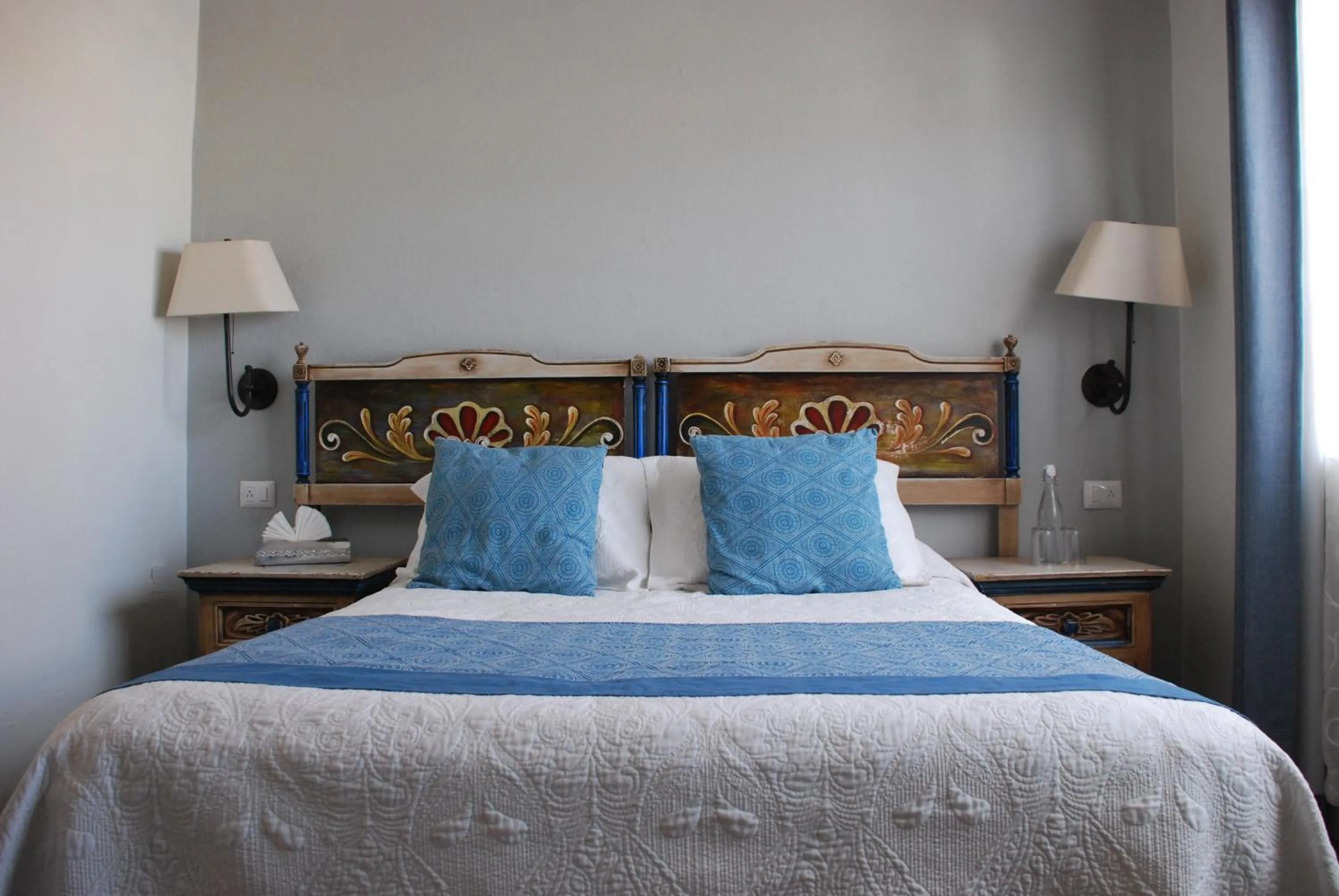 Bed in Hotel Santa Ana