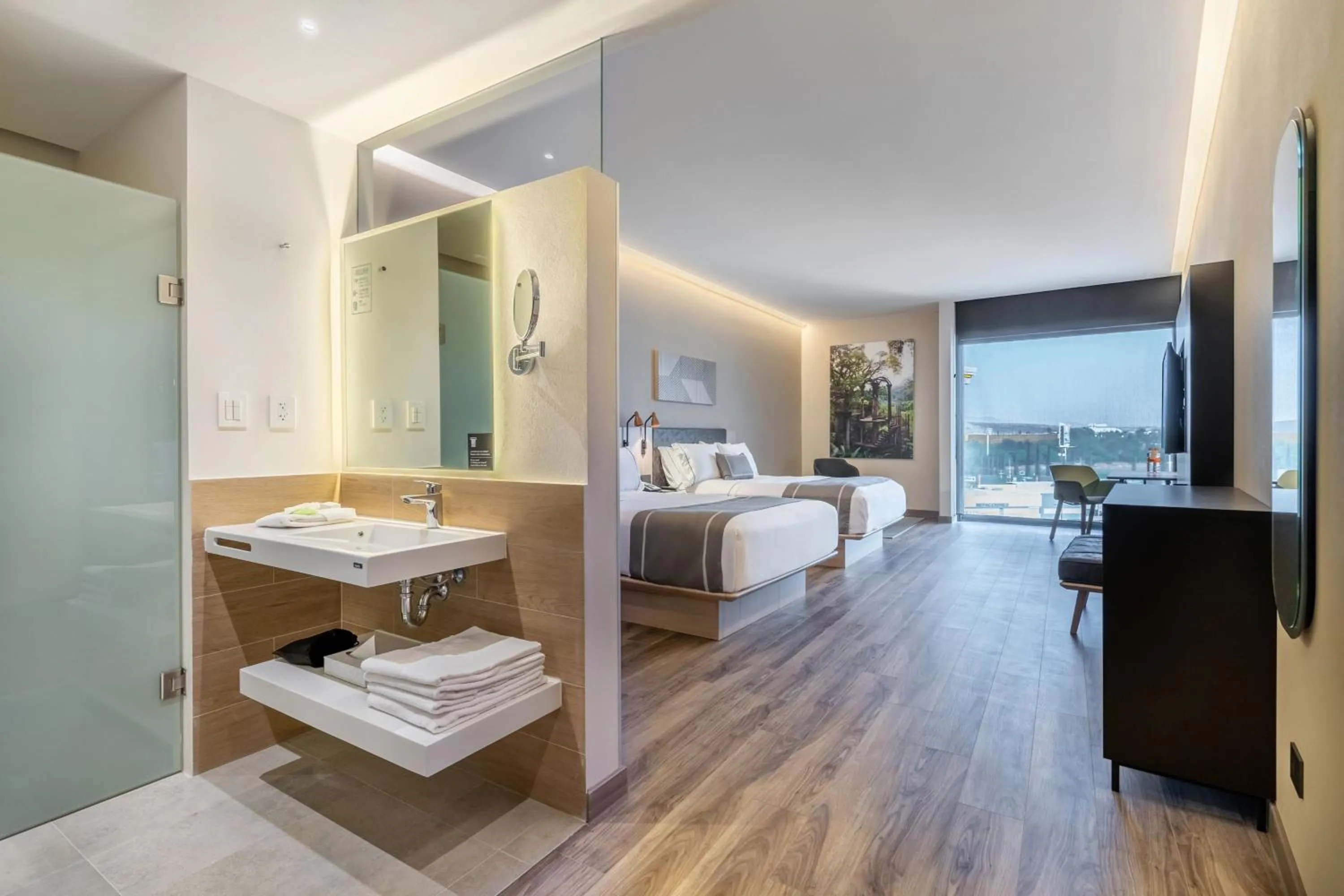 Photo of the whole room, Bed in City Express Plus by Marriott San Luis Potosi