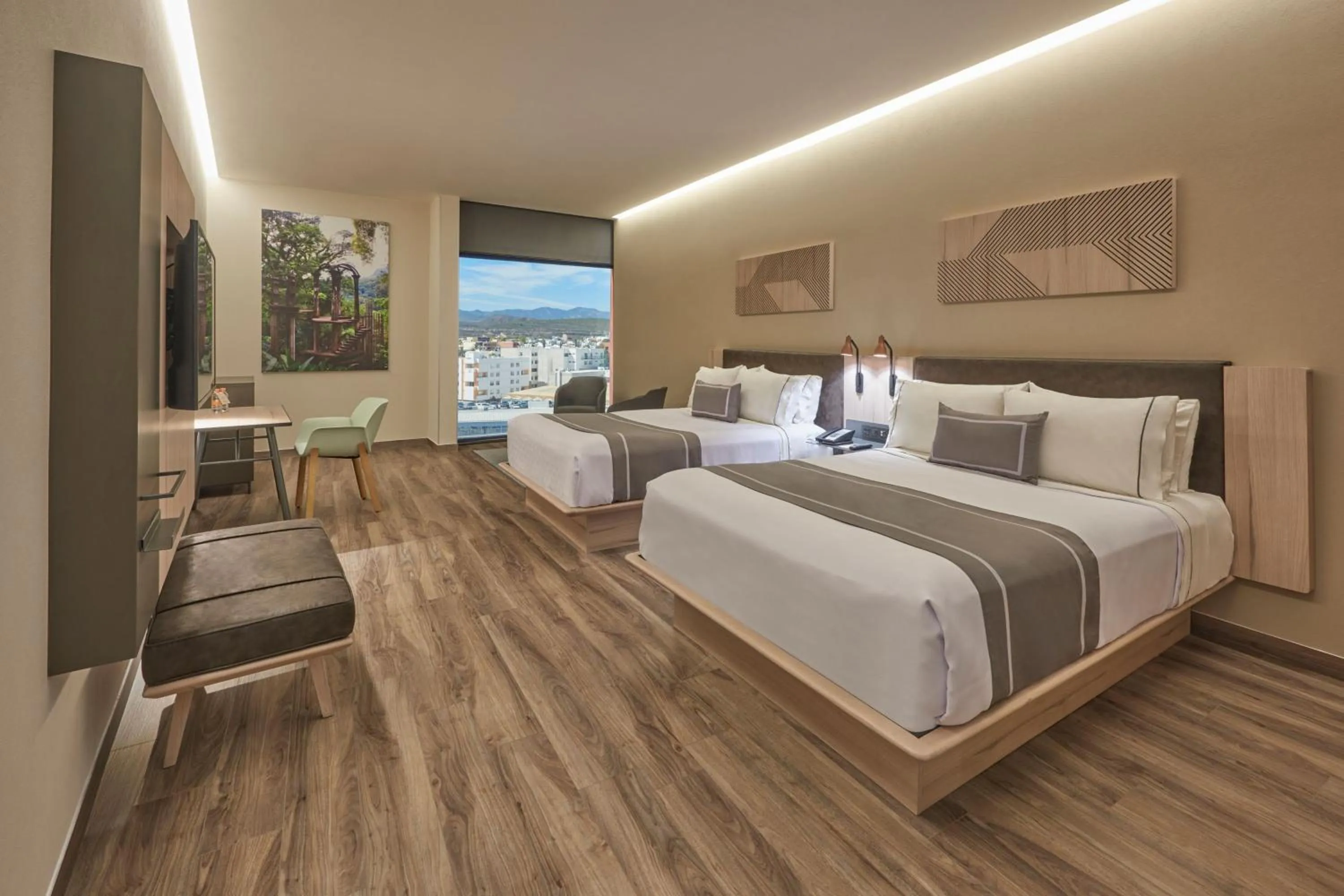 Photo of the whole room, Bed in City Express Plus by Marriott San Luis Potosi