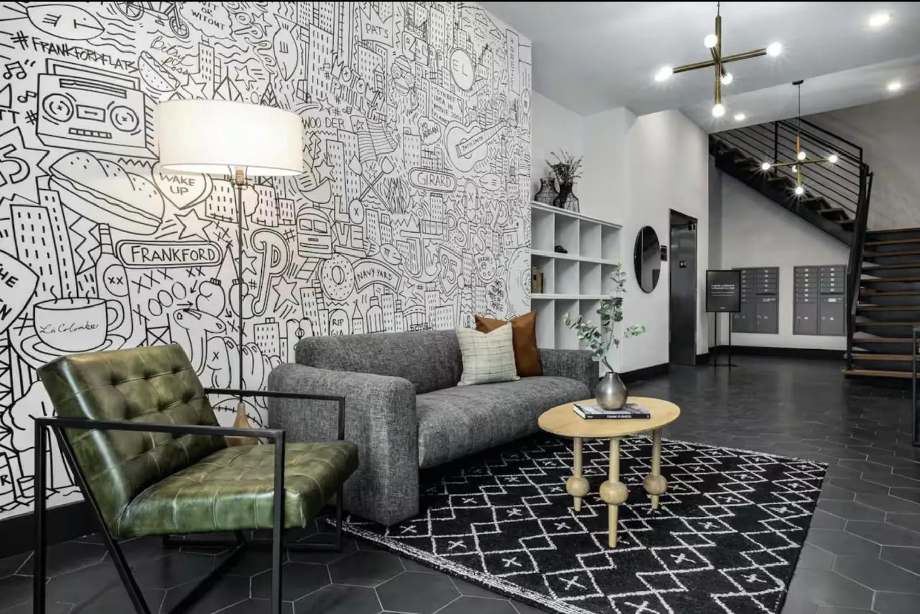 Lobby or reception in The Frankford Fishtown