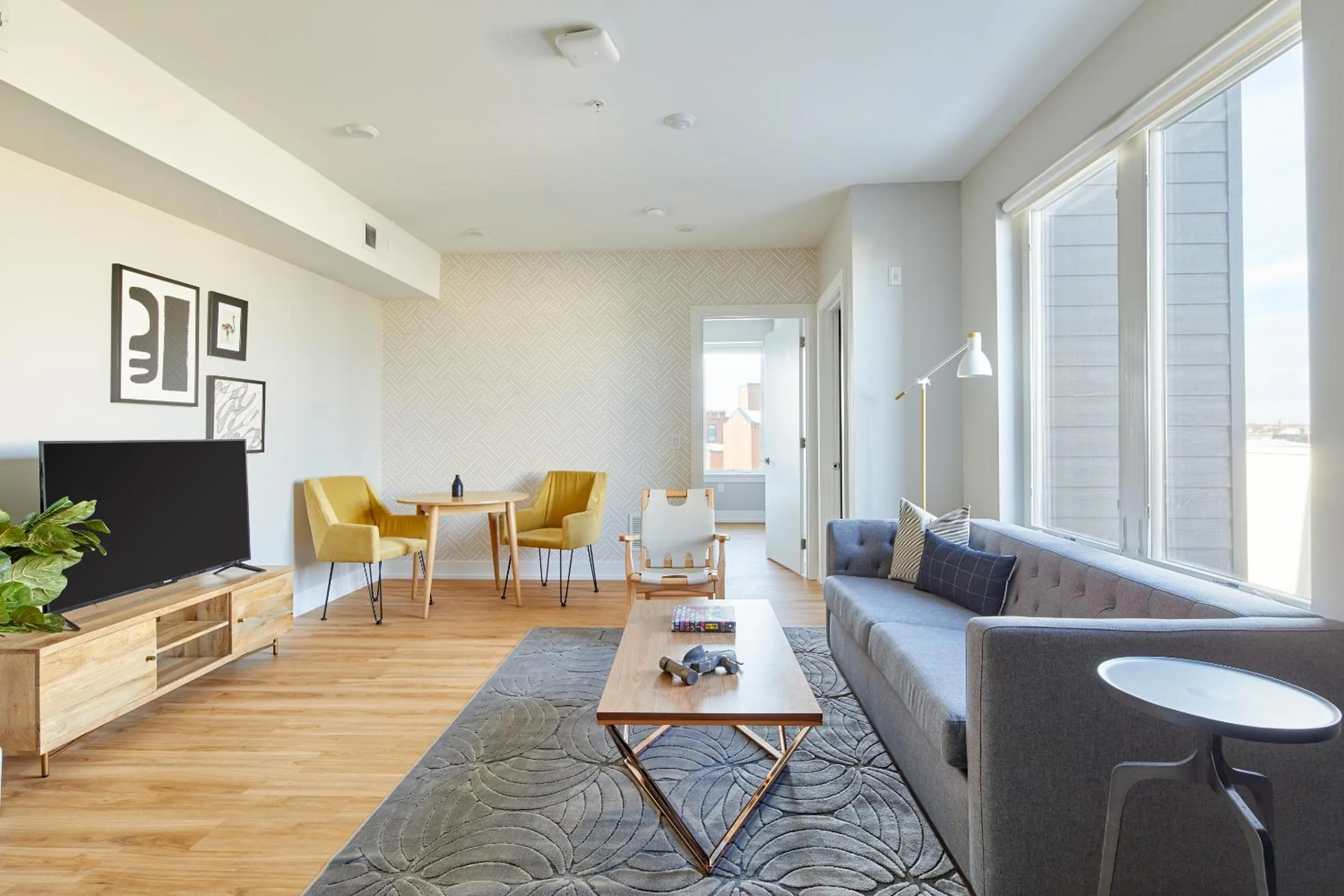 Living room in The Frankford Fishtown