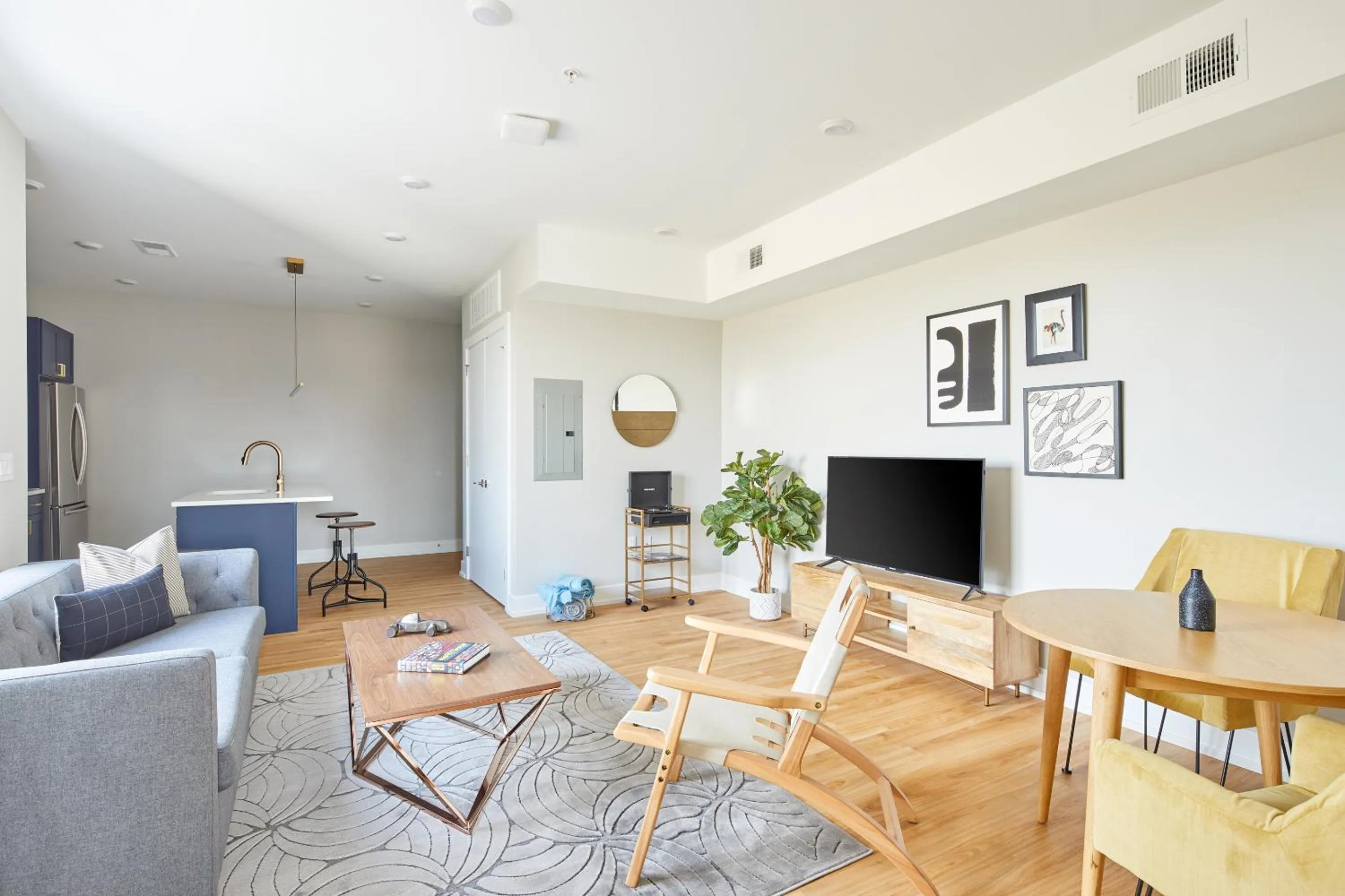 Living room in The Frankford Fishtown