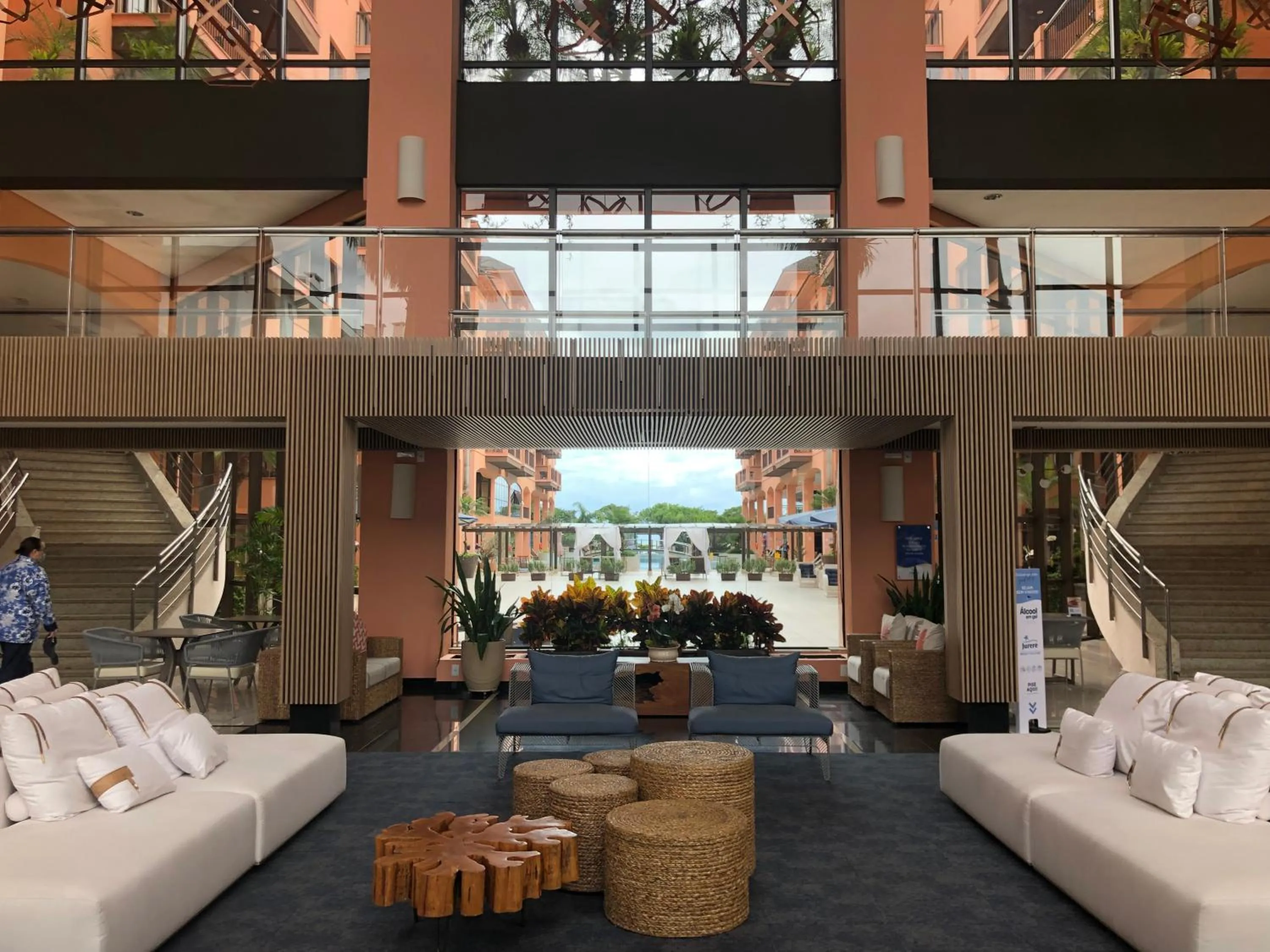 Lobby or reception in Jurerê Beach Village - Studio Lateral Luxo