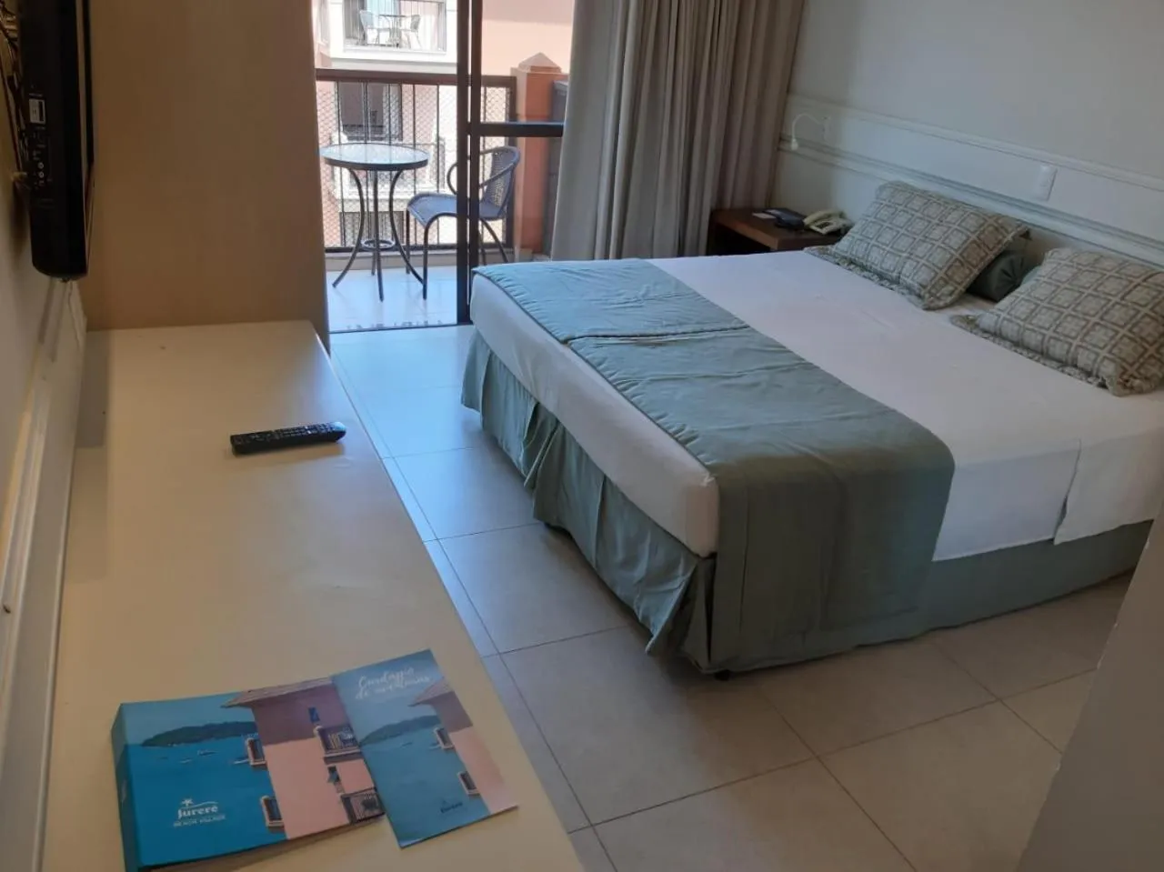 Bed in Jurerê Beach Village - Studio Lateral Luxo