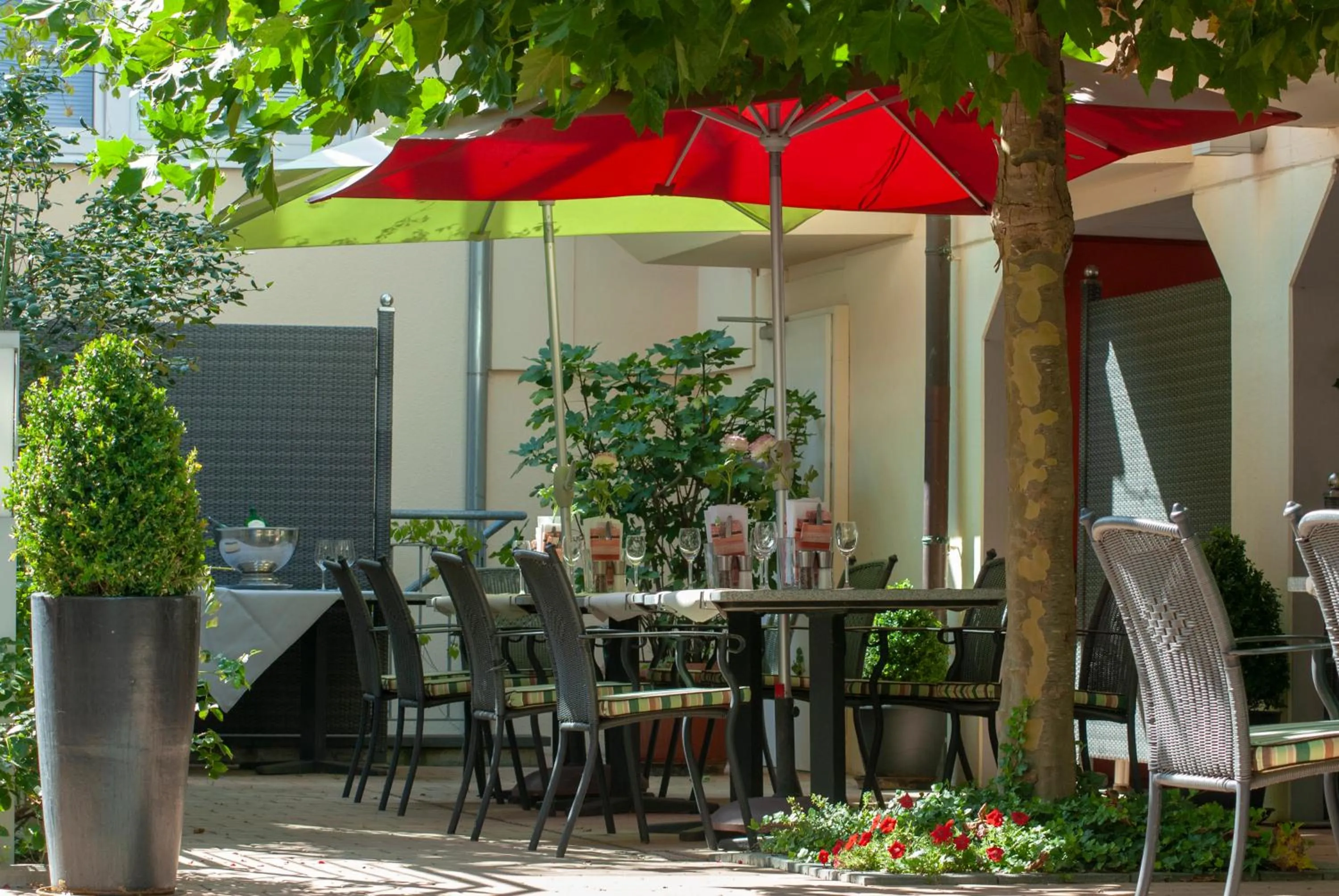 Patio in Ringhotel Bundschu